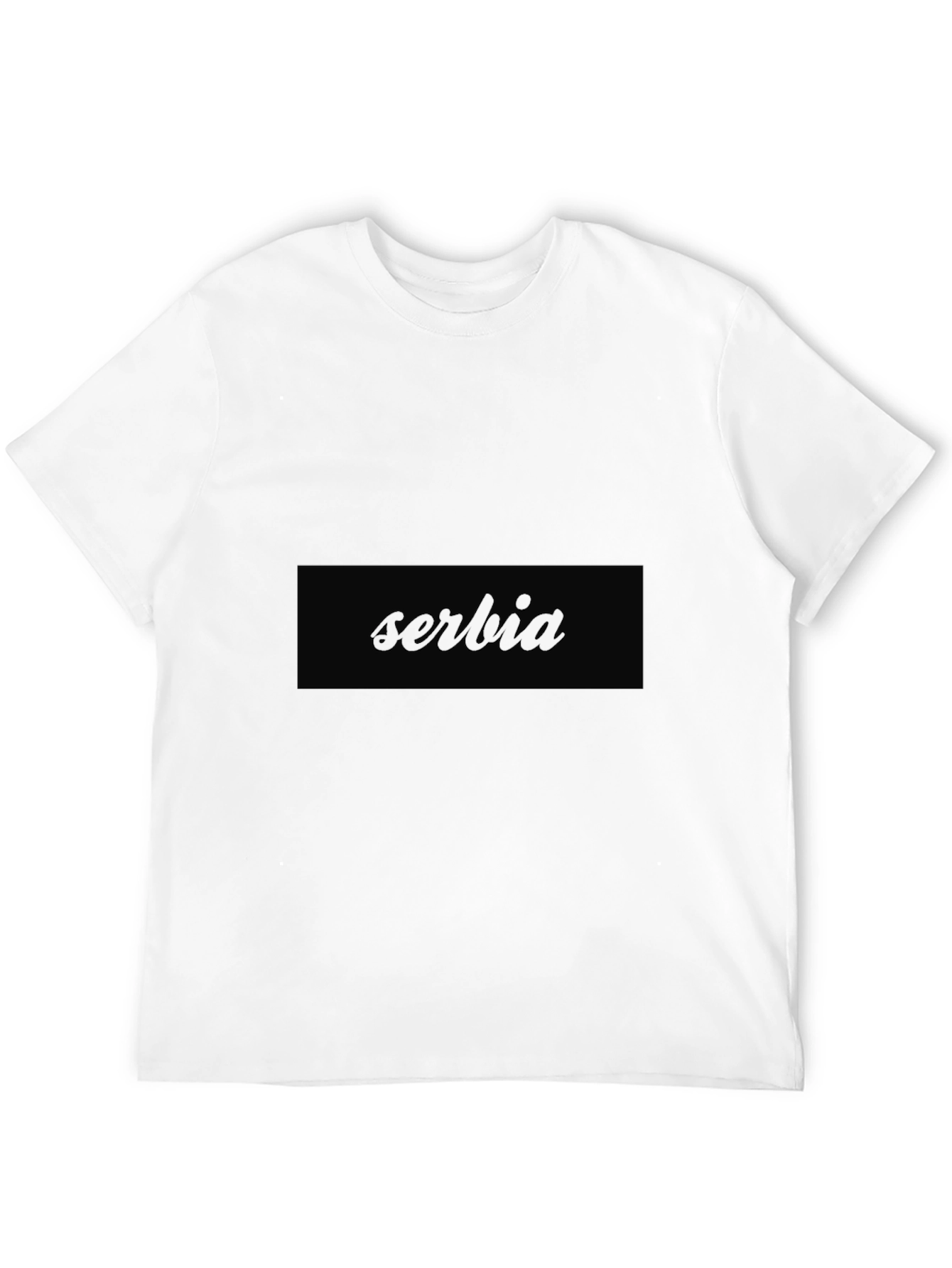 Serbia Graphic Tee - Classic Black T-Shirt