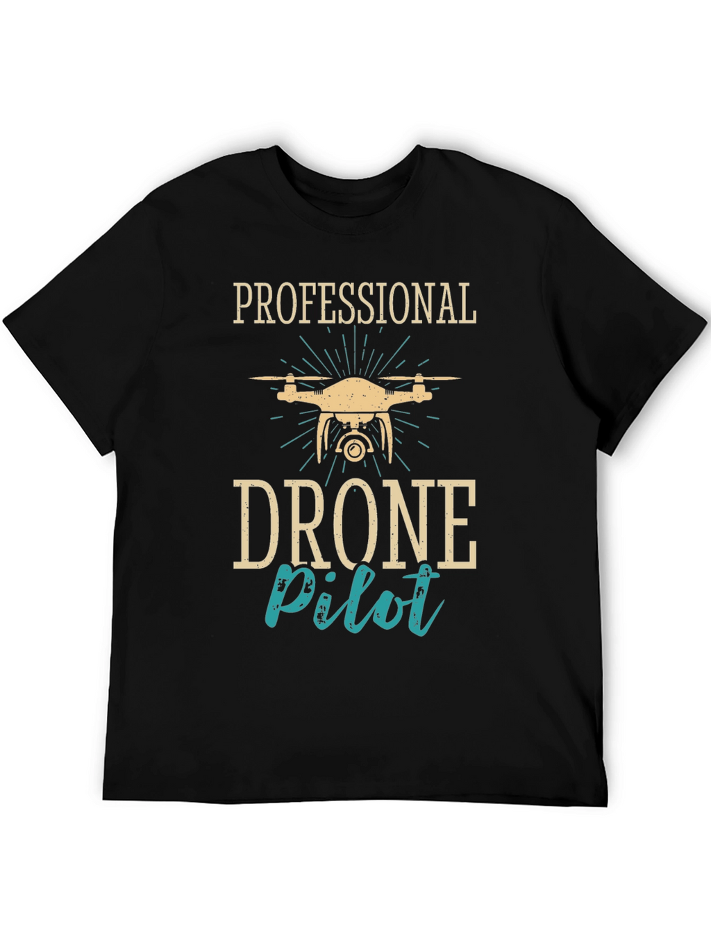 Professional Drone Pilot Graphic T-Shirt