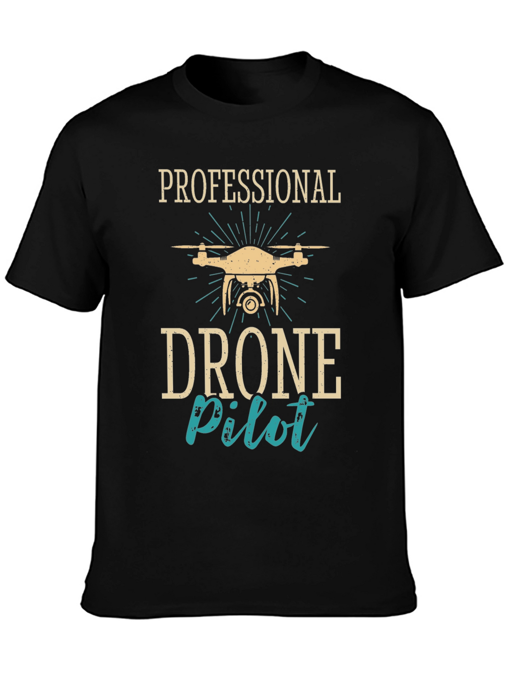 Professional Drone Pilot Graphic T-Shirt