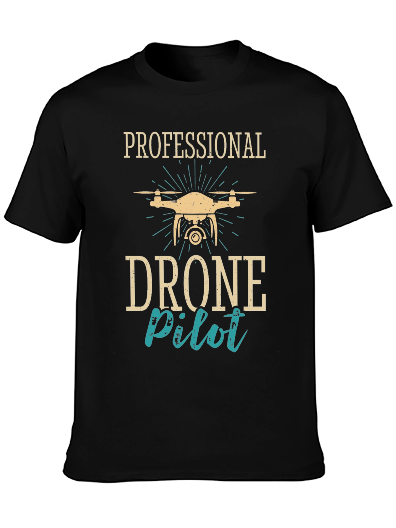 Professional Drone Pilot Graphic T-Shirt