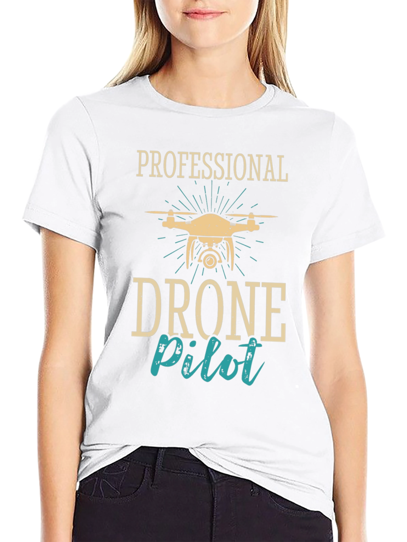 Professional Drone Pilot Graphic T-Shirt