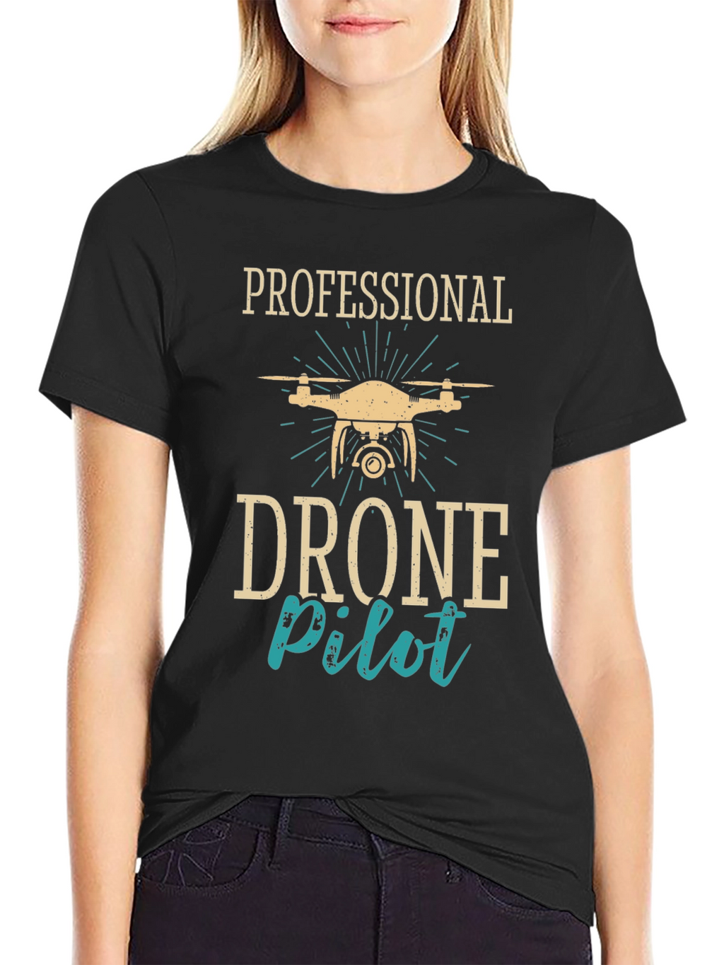 Professional Drone Pilot Graphic T-Shirt