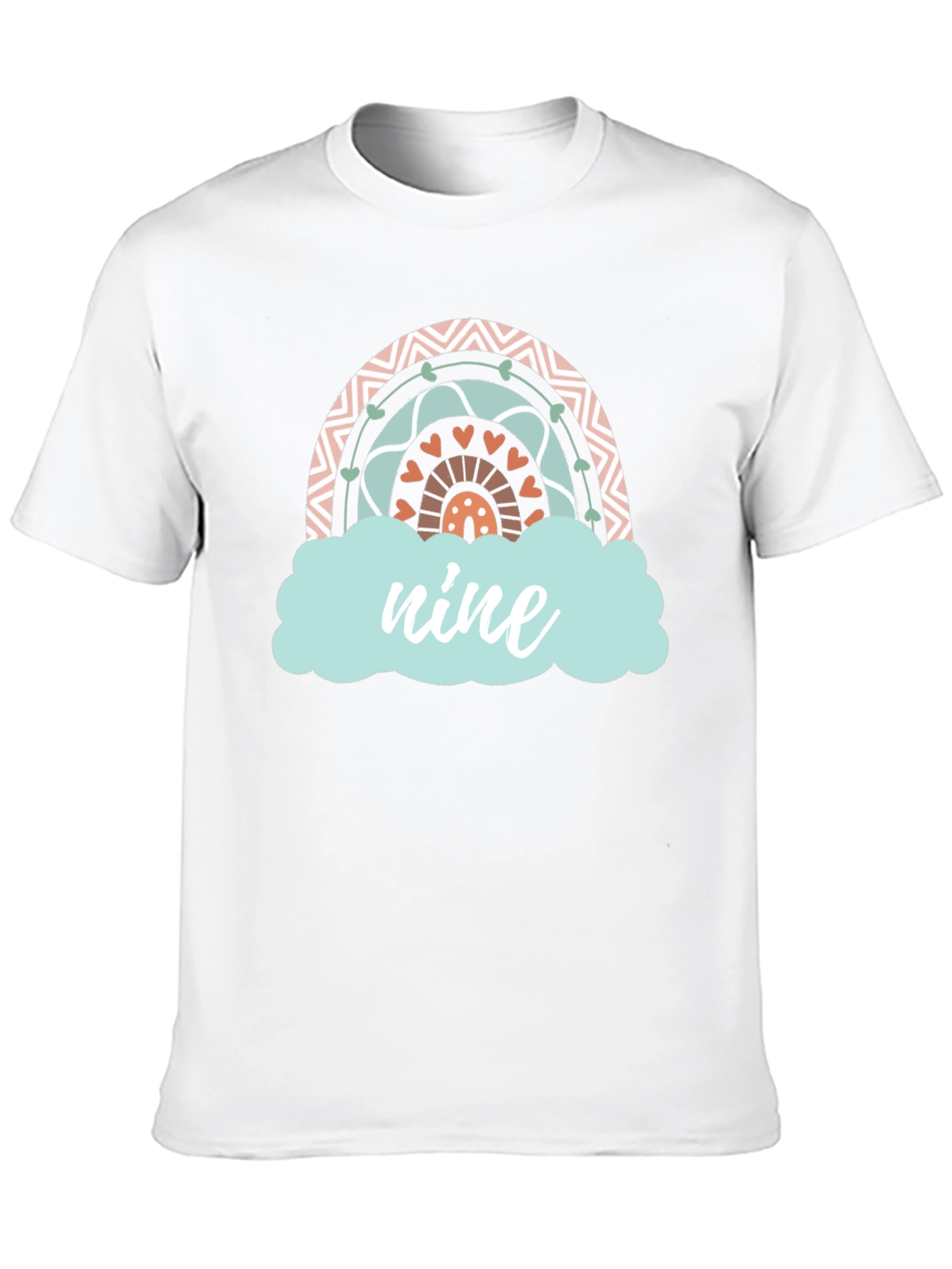 Nine Rainbow Birthday T-Shirt