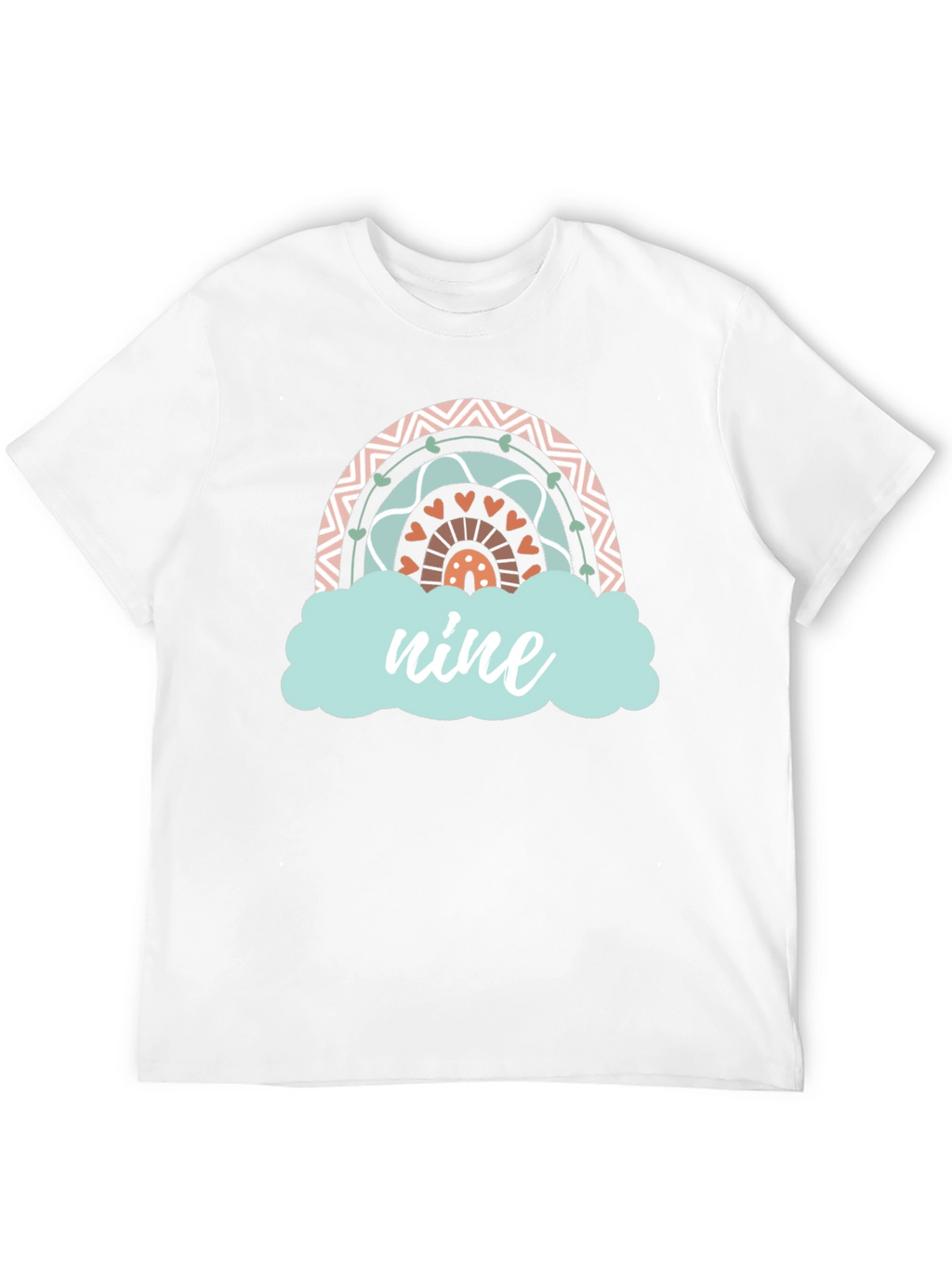 Nine Rainbow Birthday T-Shirt