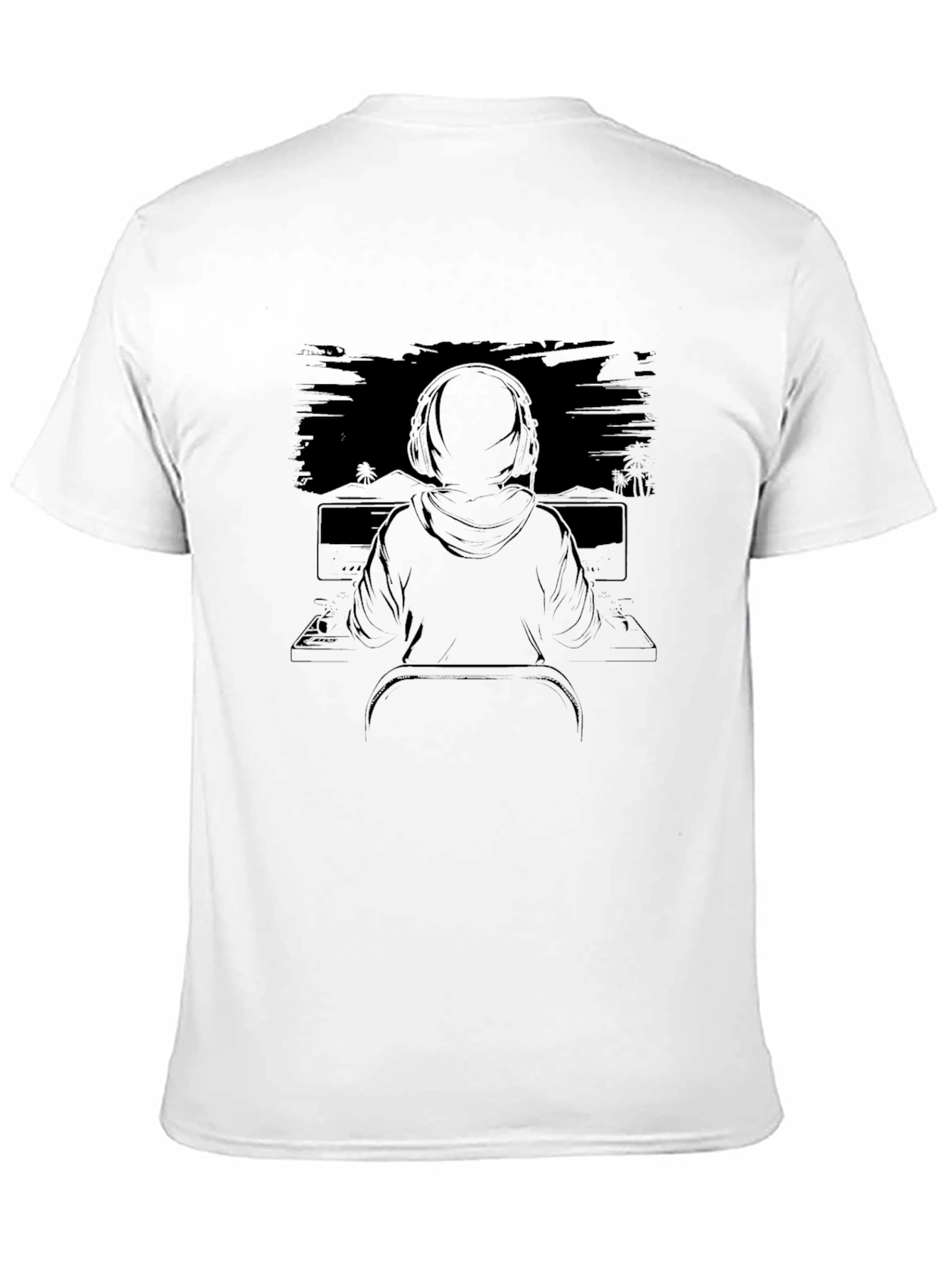 Gamer Graphic Tee - Black Casual Comfort
