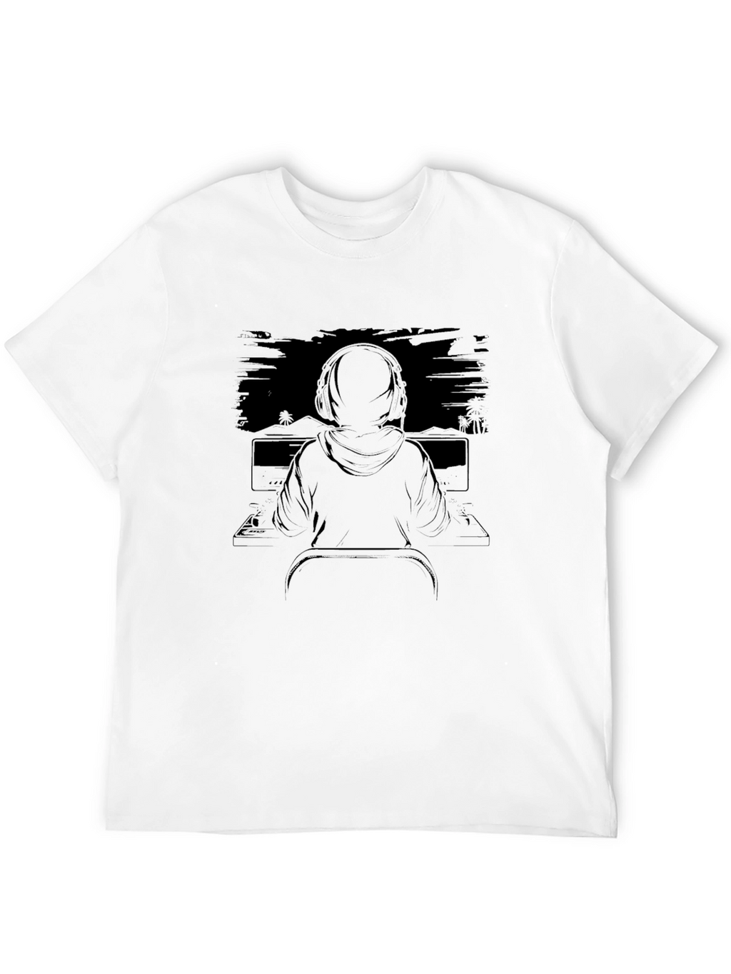 Gamer Graphic Tee - Black Casual Comfort