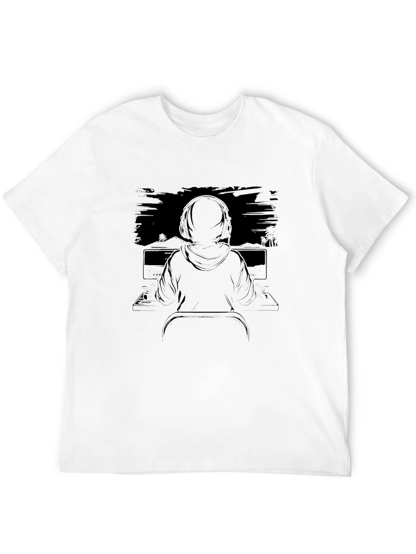 Gamer Graphic Tee - Black Casual Comfort