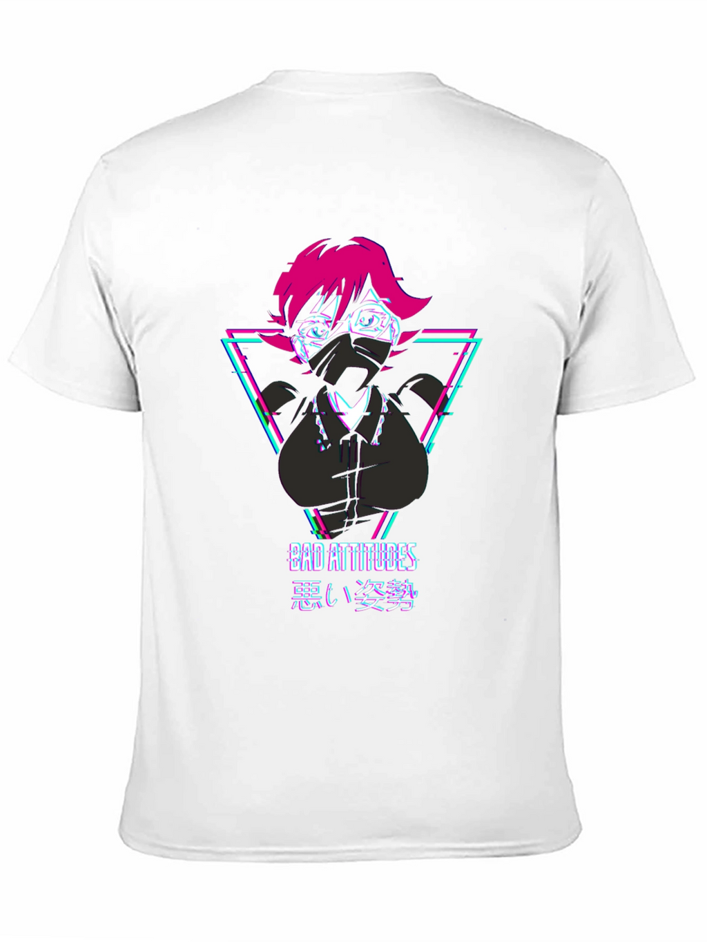 Bad Attitudes Graphic Tee - Anime Style