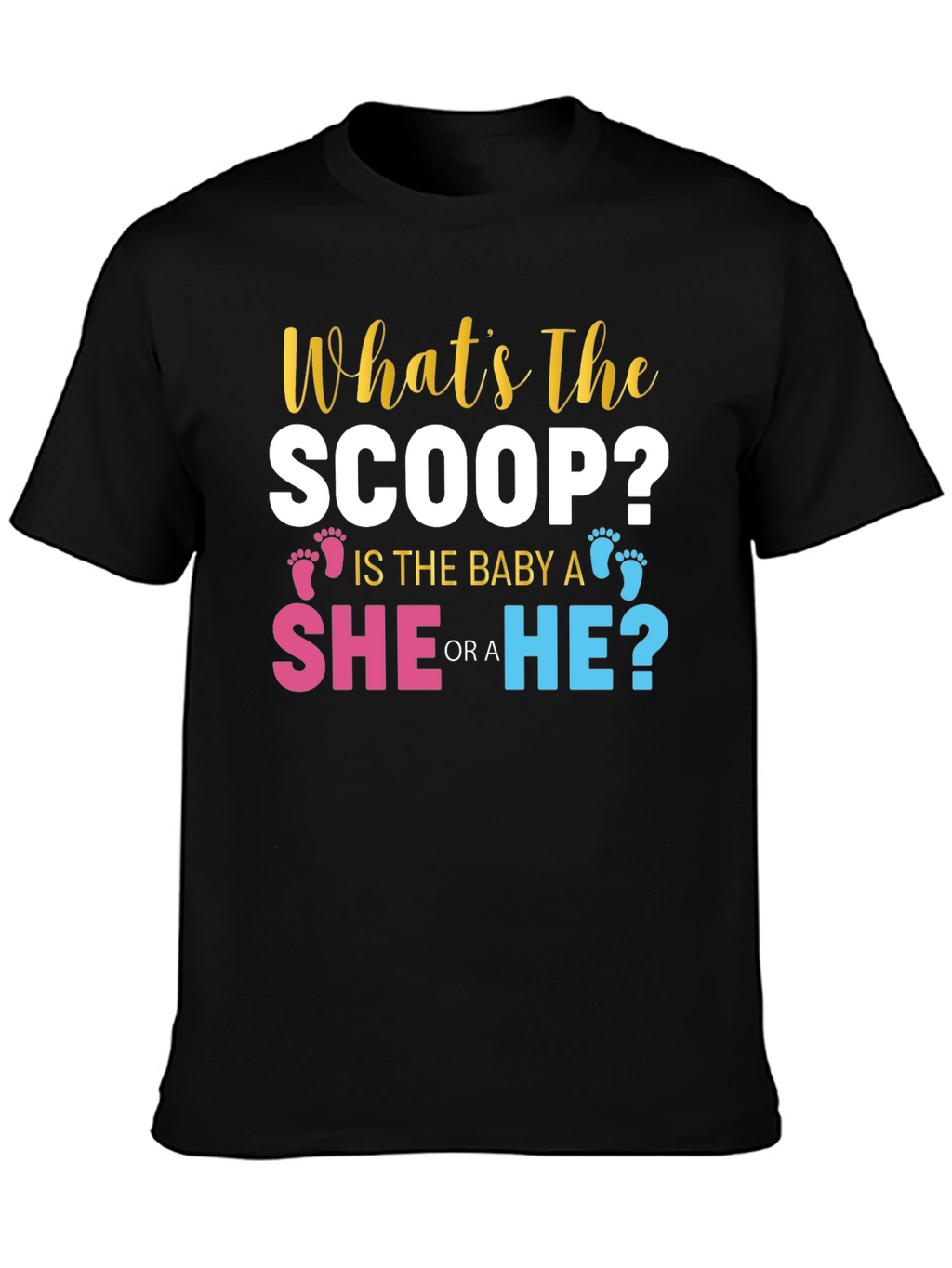 Baby Gender Reveal Scoop T-Shirt