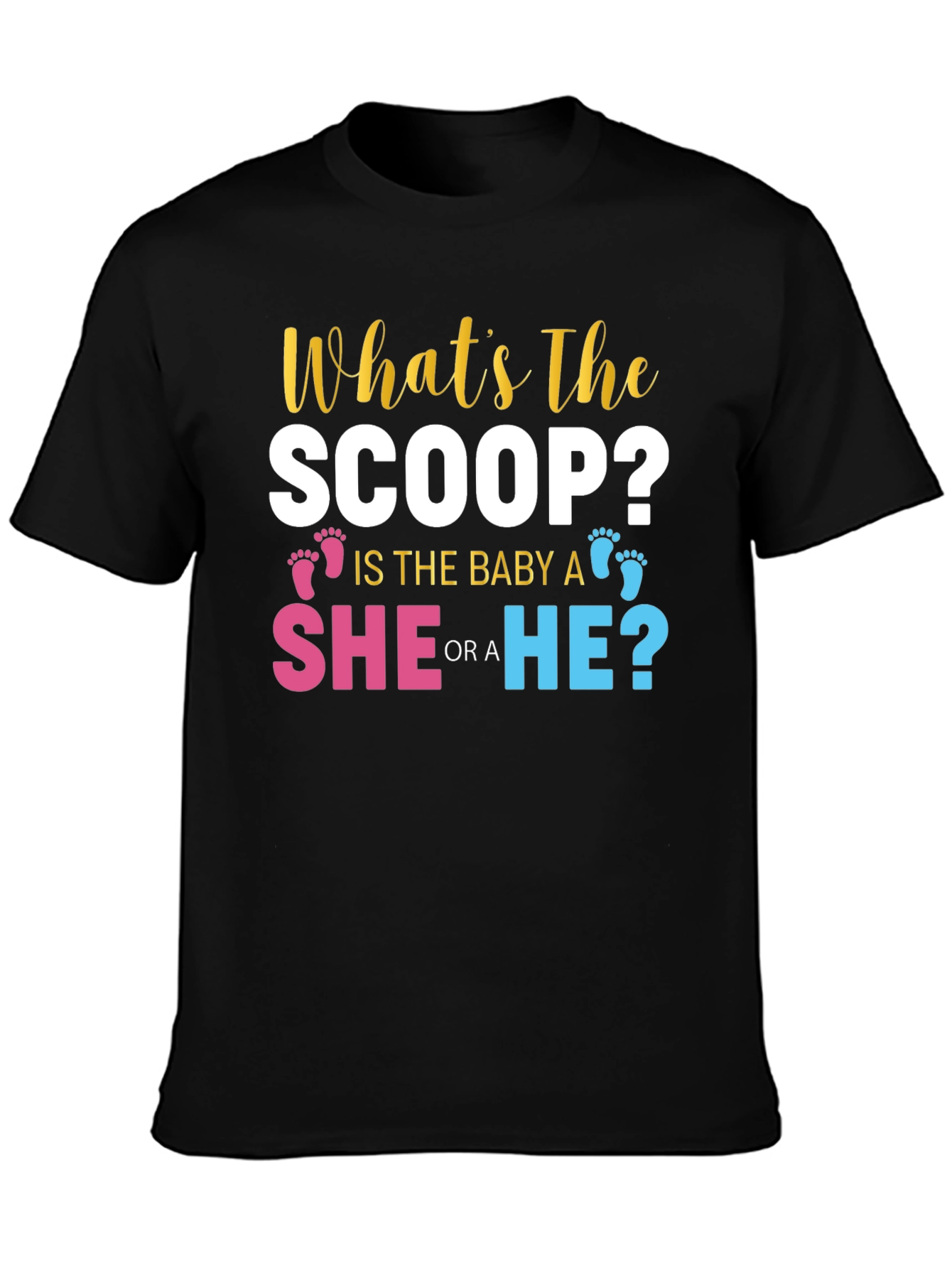 Baby Gender Reveal Scoop T-Shirt