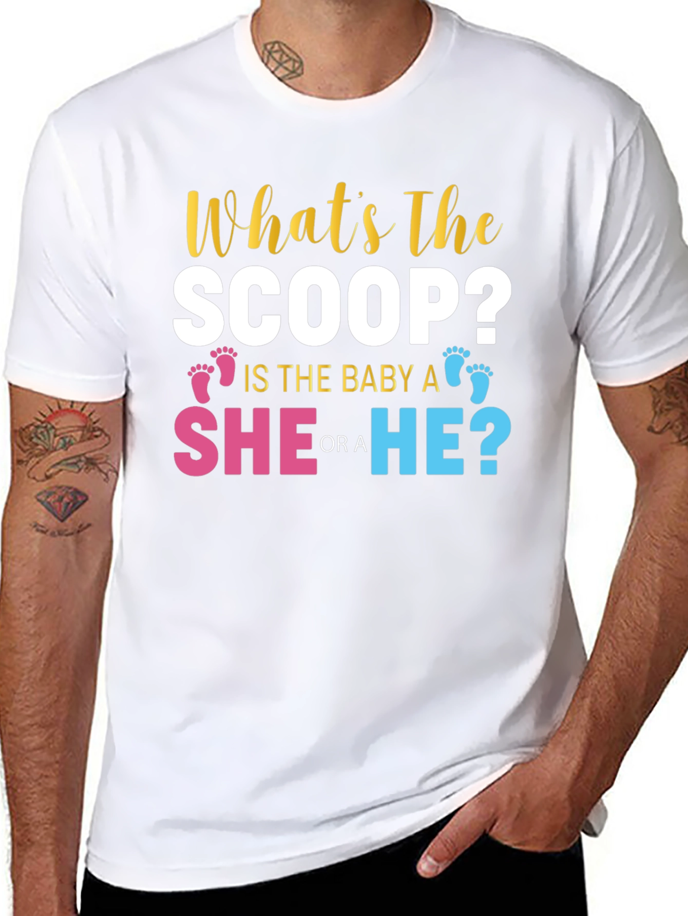 Baby Gender Reveal Scoop T-Shirt