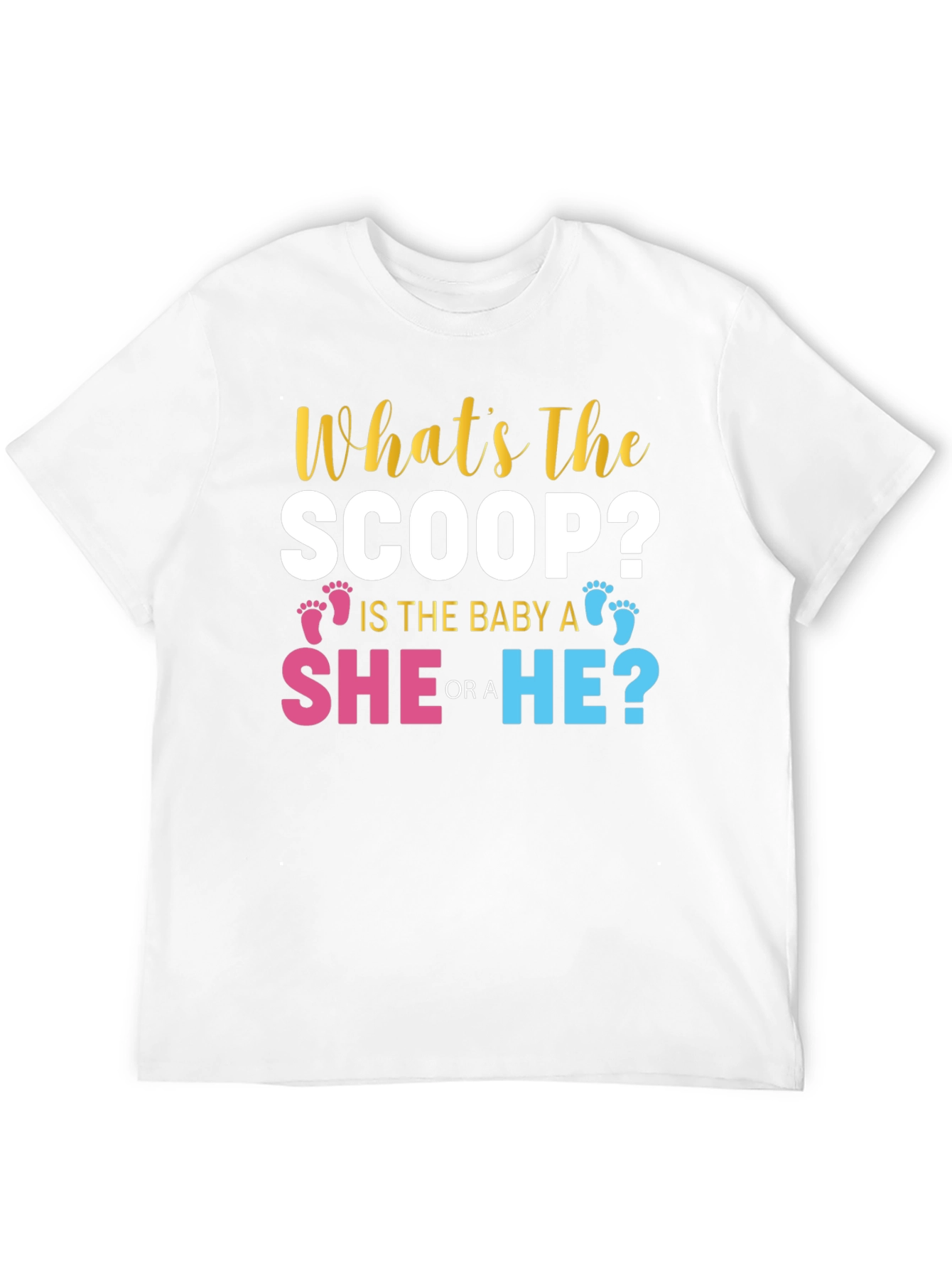 Baby Gender Reveal Scoop T-Shirt