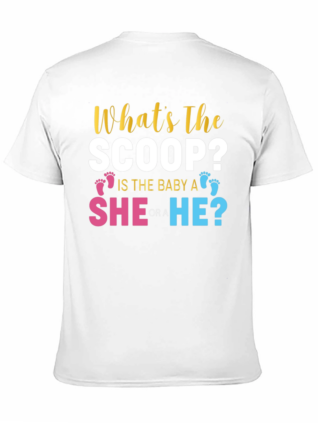 Baby Gender Reveal Scoop T-Shirt