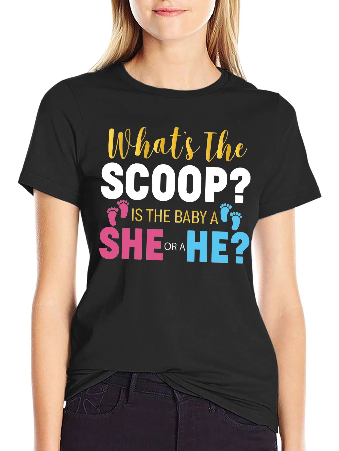 Baby Gender Reveal Scoop T-Shirt