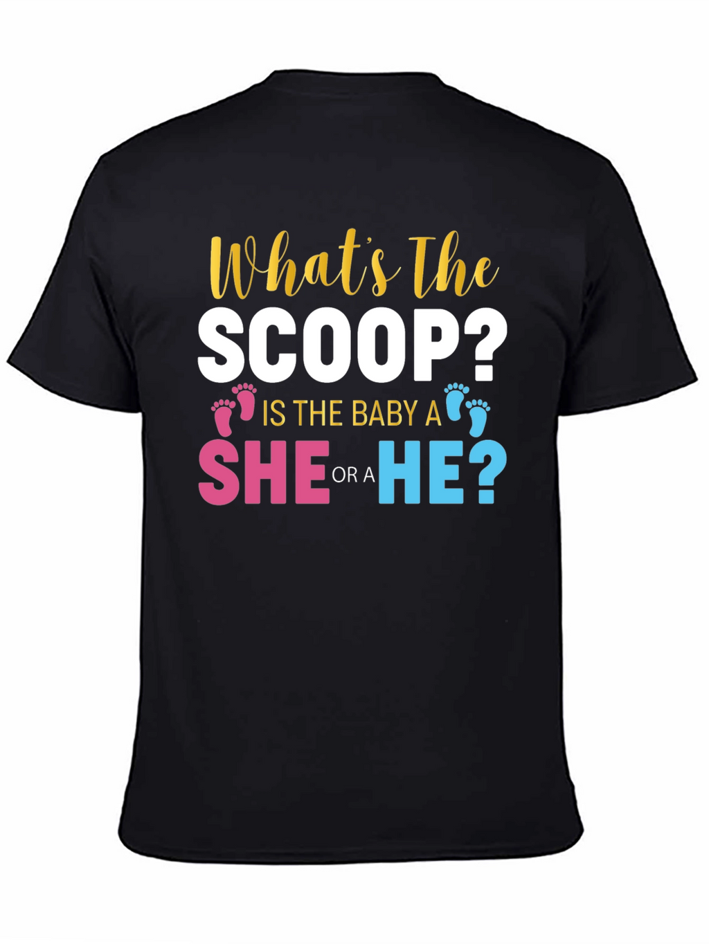 Baby Gender Reveal Scoop T-Shirt