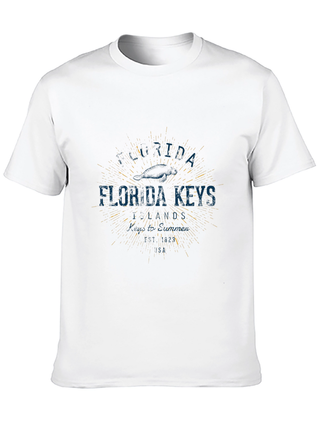 Florida Keys Graphic T-Shirt - Black