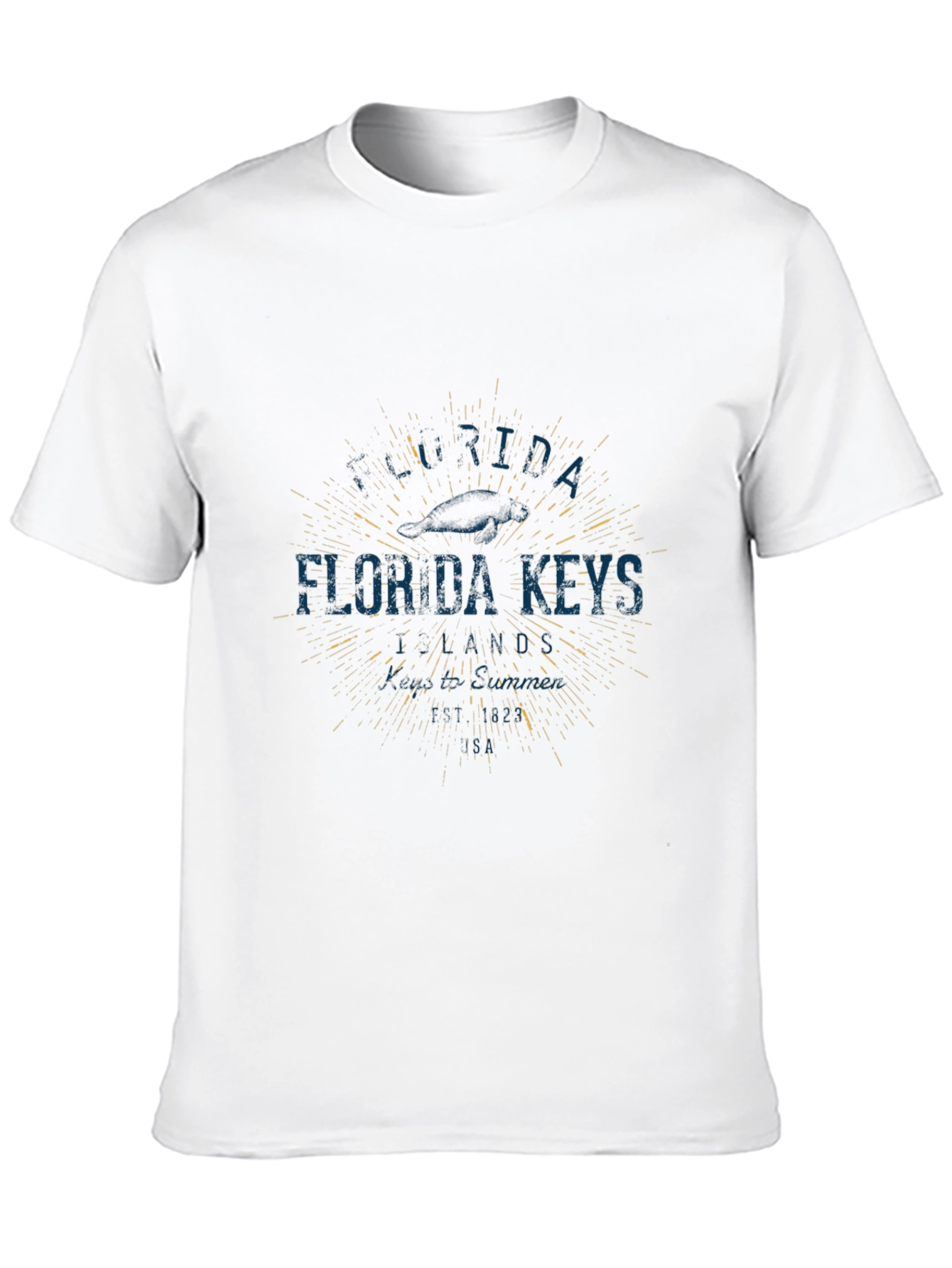 Florida Keys Graphic T-Shirt - Black