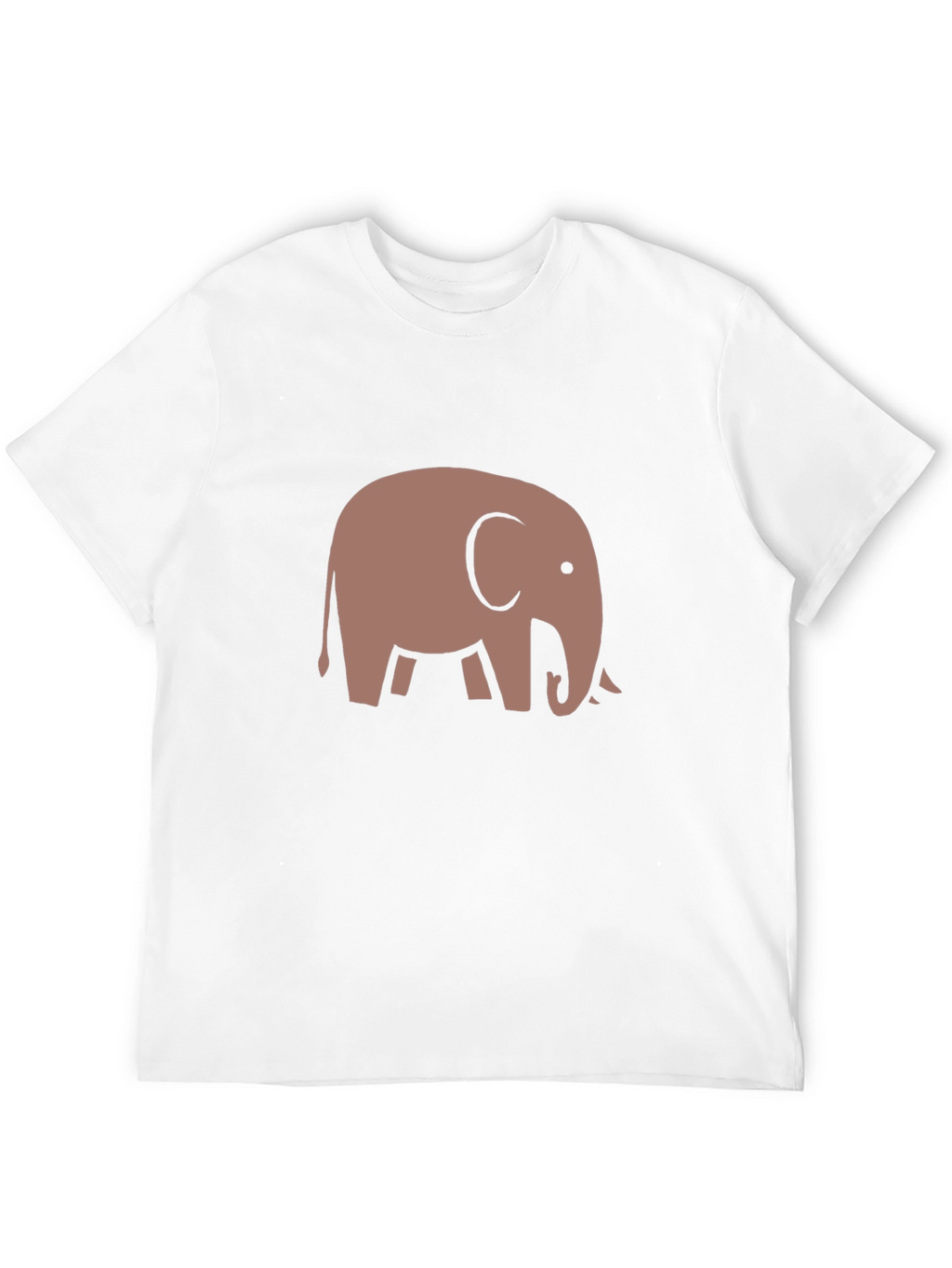 Elephant Graphic Tee - Casual Black T-Shirt