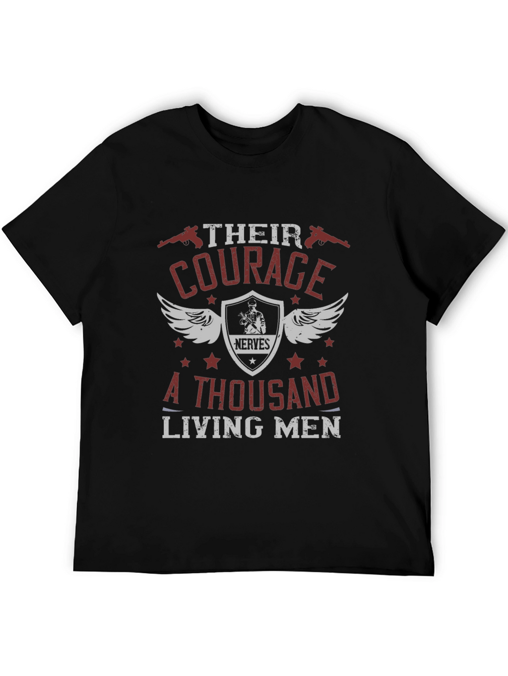 Courage A Thousand Living Men Graphic Tee