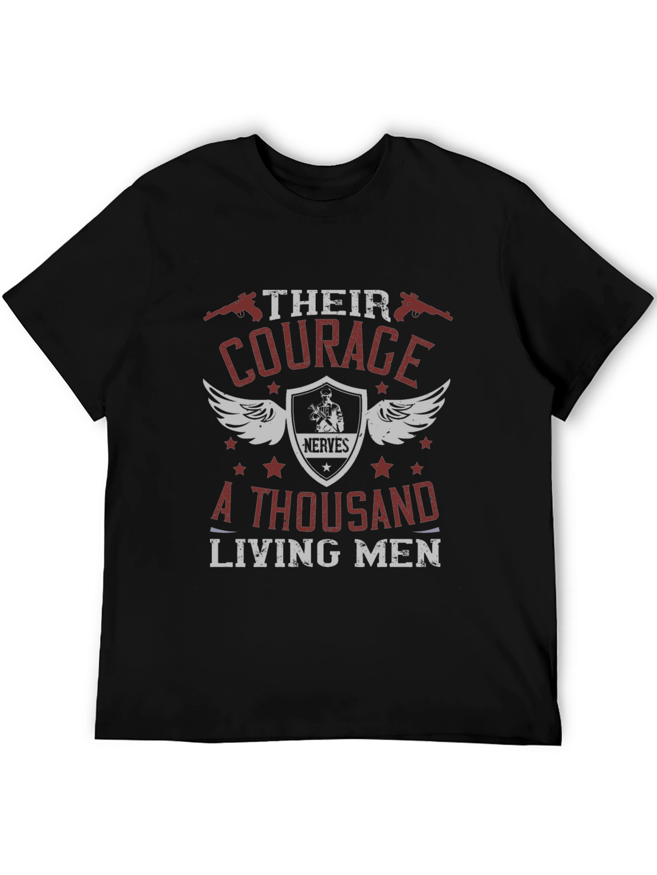 Courage A Thousand Living Men Graphic Tee