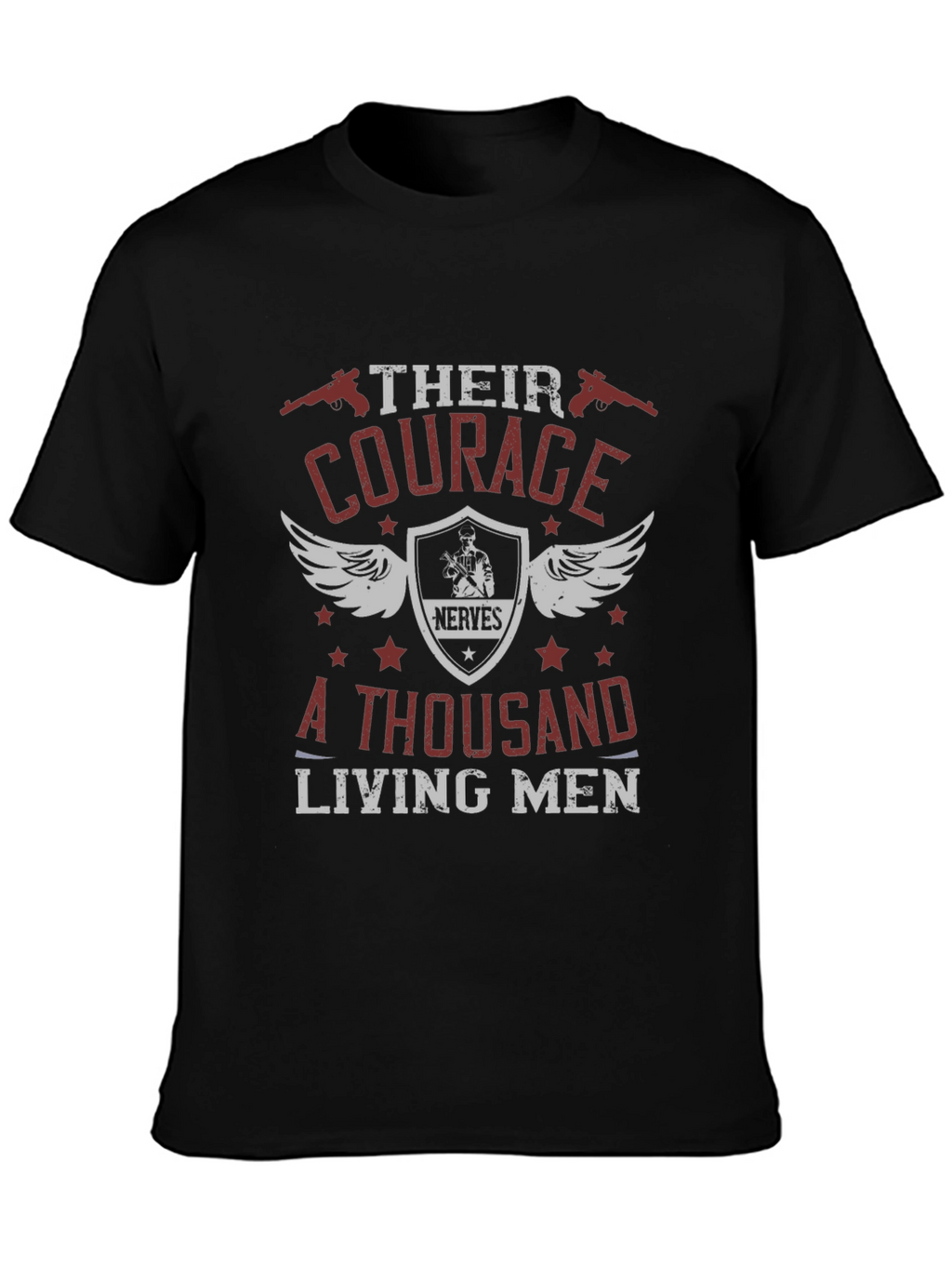 Courage A Thousand Living Men Graphic Tee