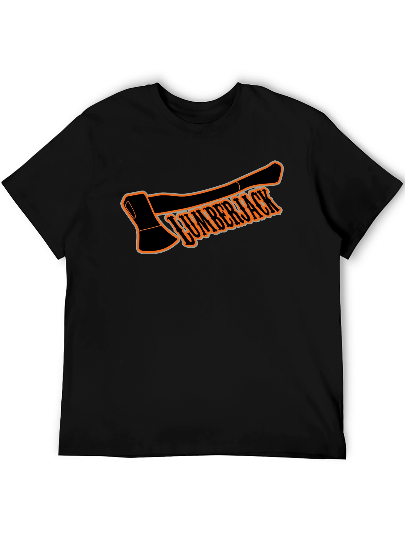 Lumberjack Axe Graphic T-Shirt - Classic Black Tee