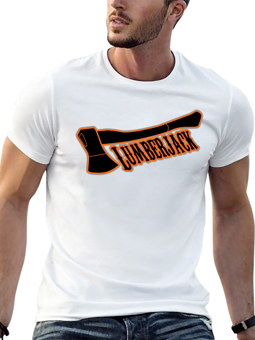 Lumberjack Axe Graphic T-Shirt - Classic Black Tee