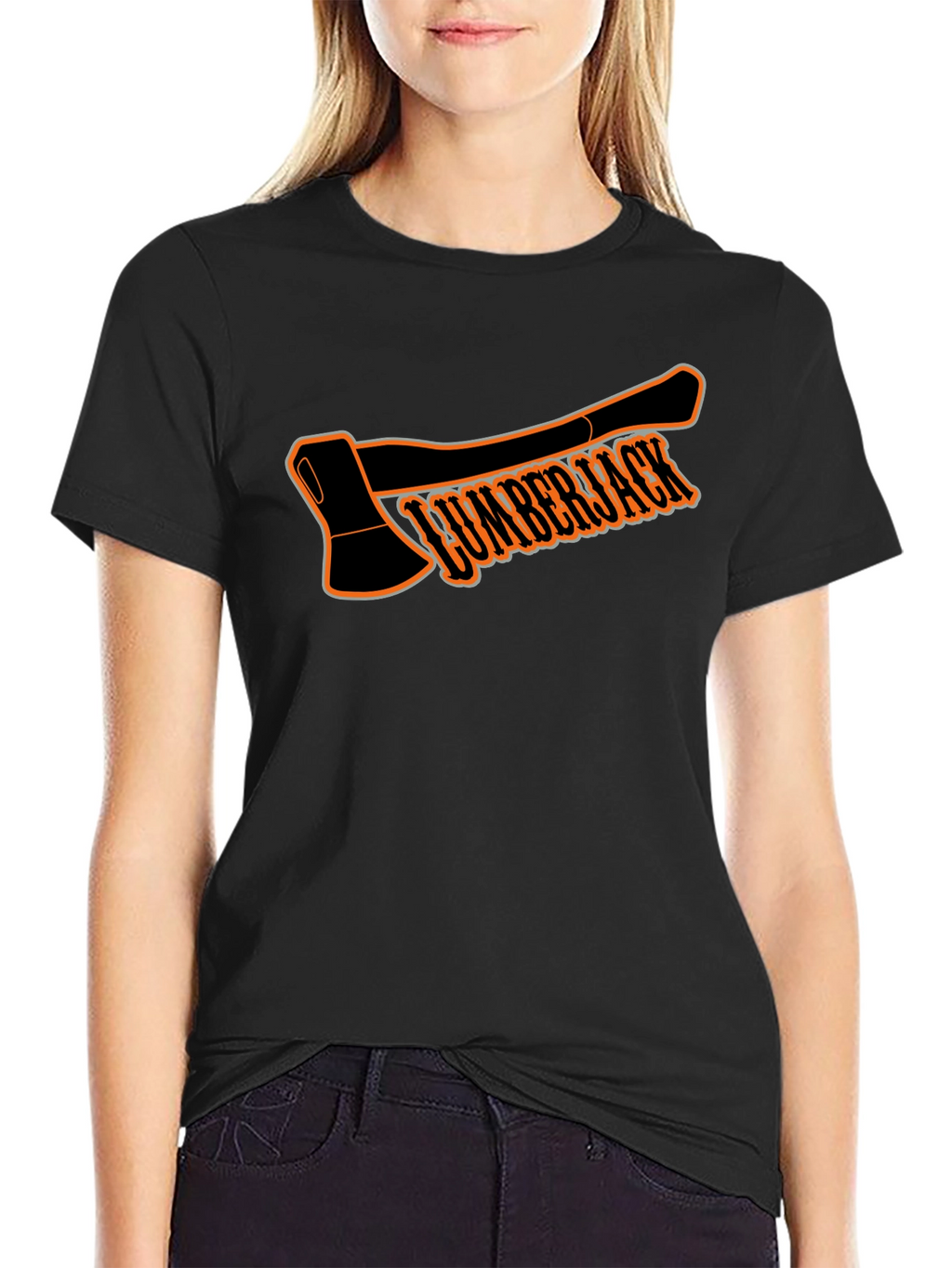 Lumberjack Axe Graphic T-Shirt - Classic Black Tee