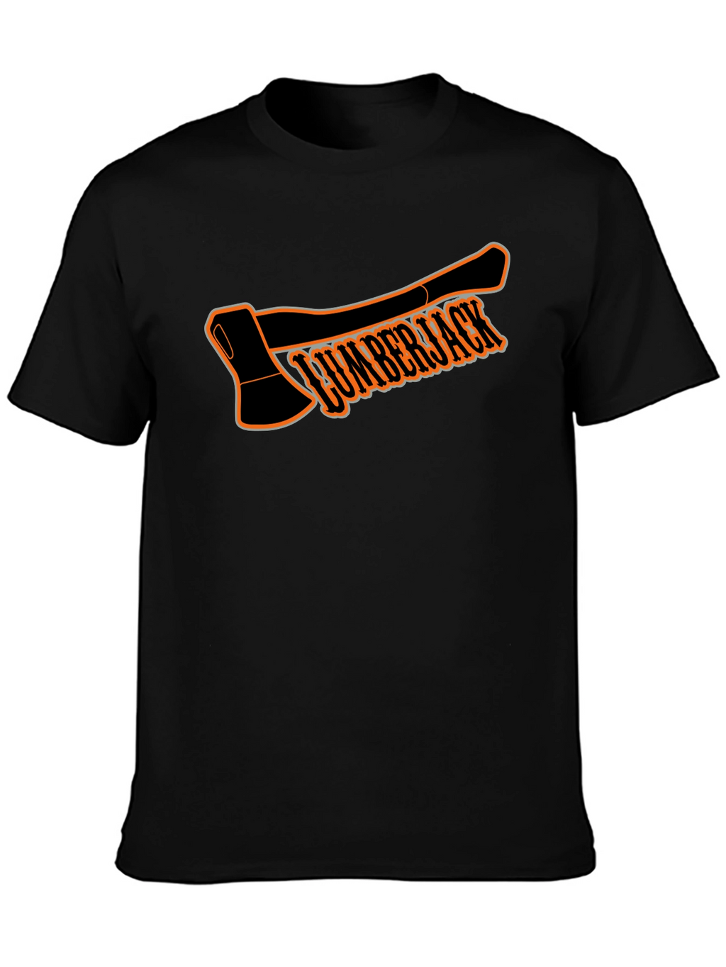 Lumberjack Axe Graphic T-Shirt - Classic Black Tee