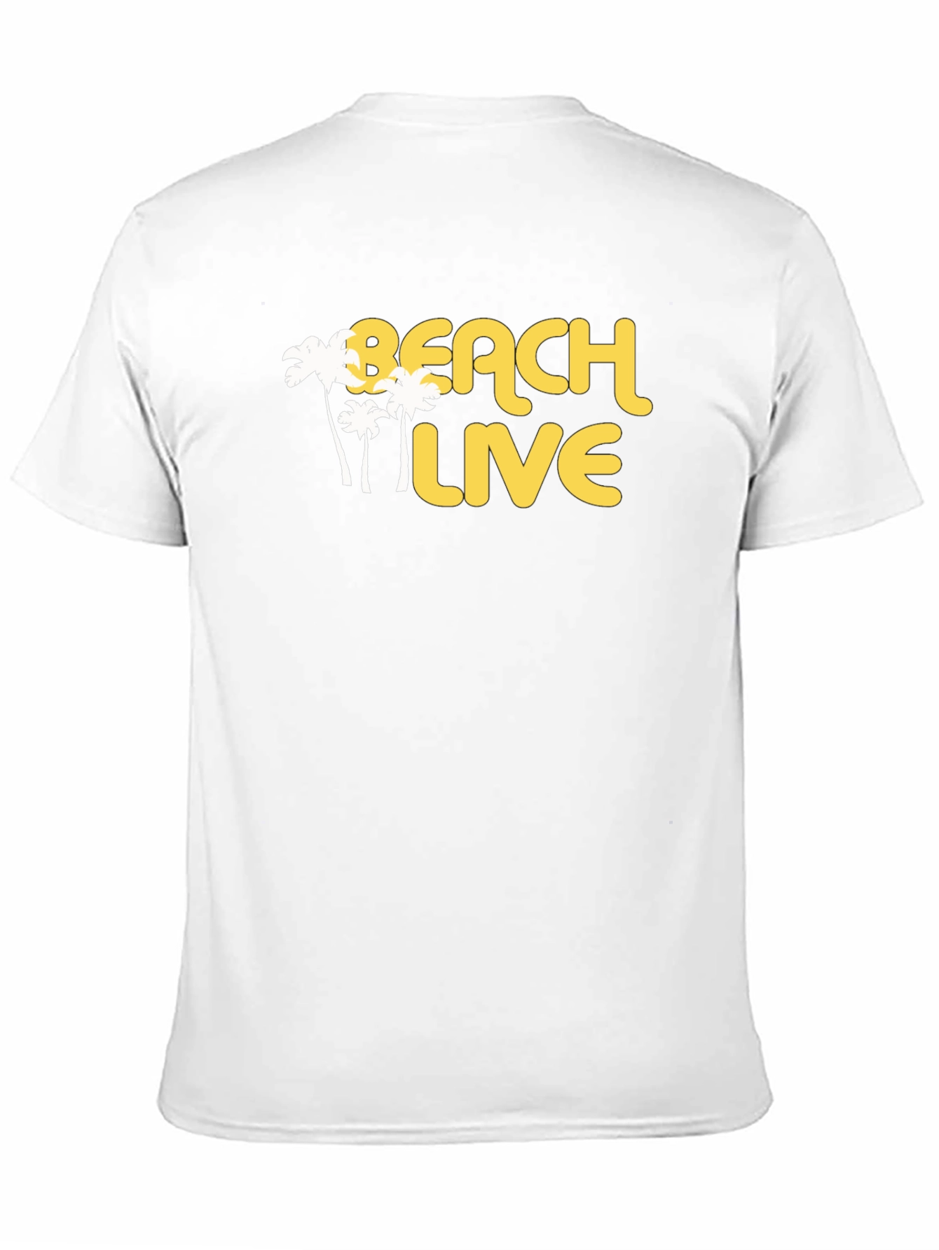 Beach Live Black T-Shirt