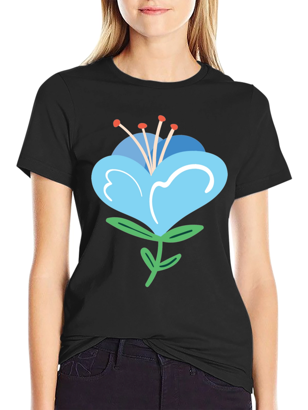 Floral Graphic Tee - Casual Comfort