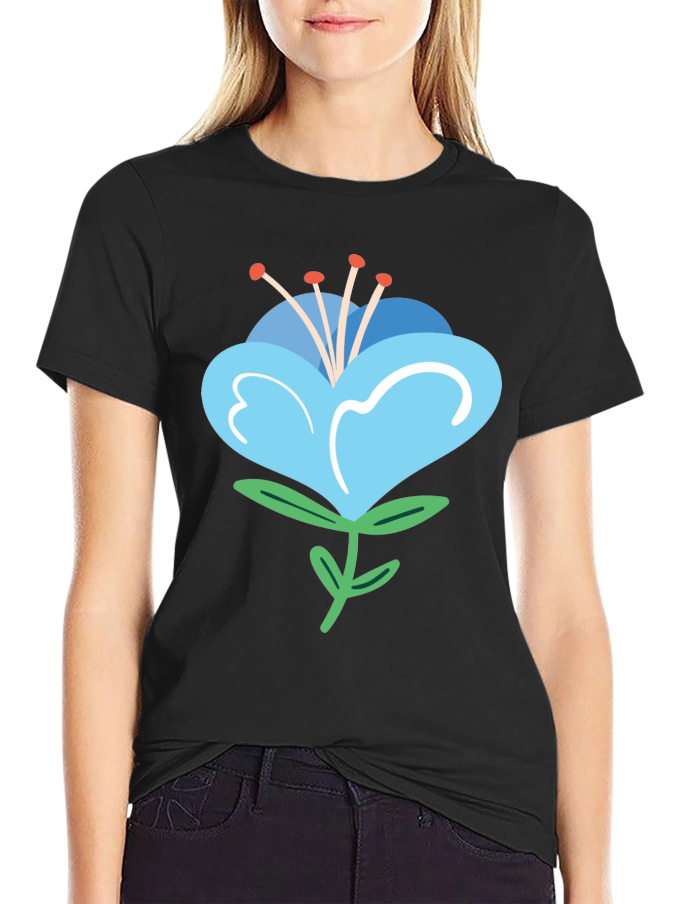 Floral Graphic Tee - Casual Comfort
