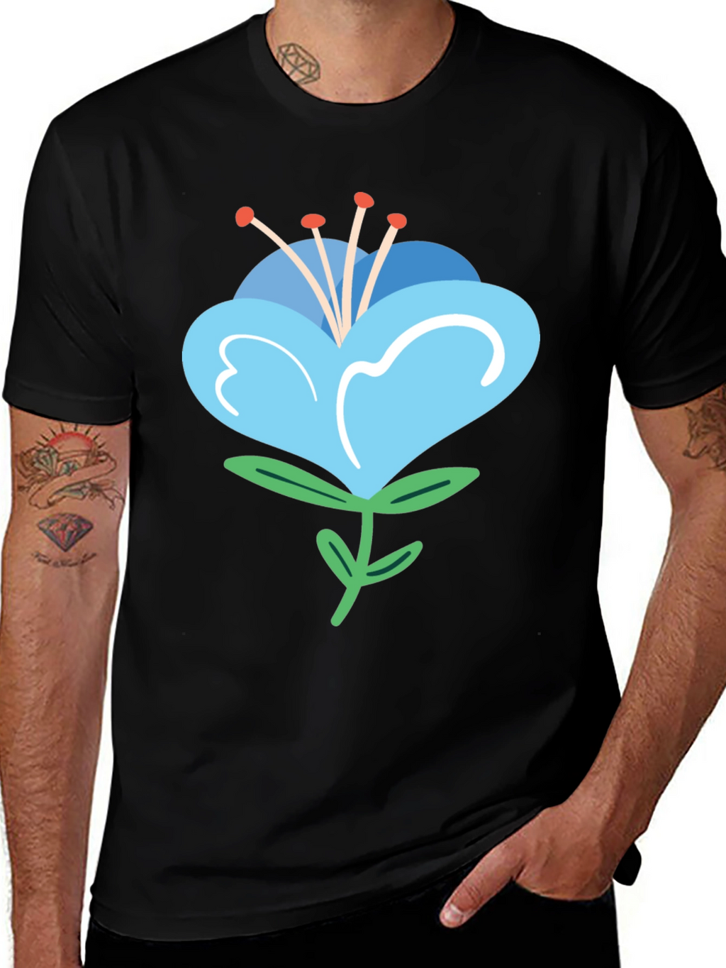 Floral Graphic Tee - Casual Comfort