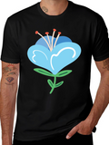 Floral Graphic Tee - Casual Comfort