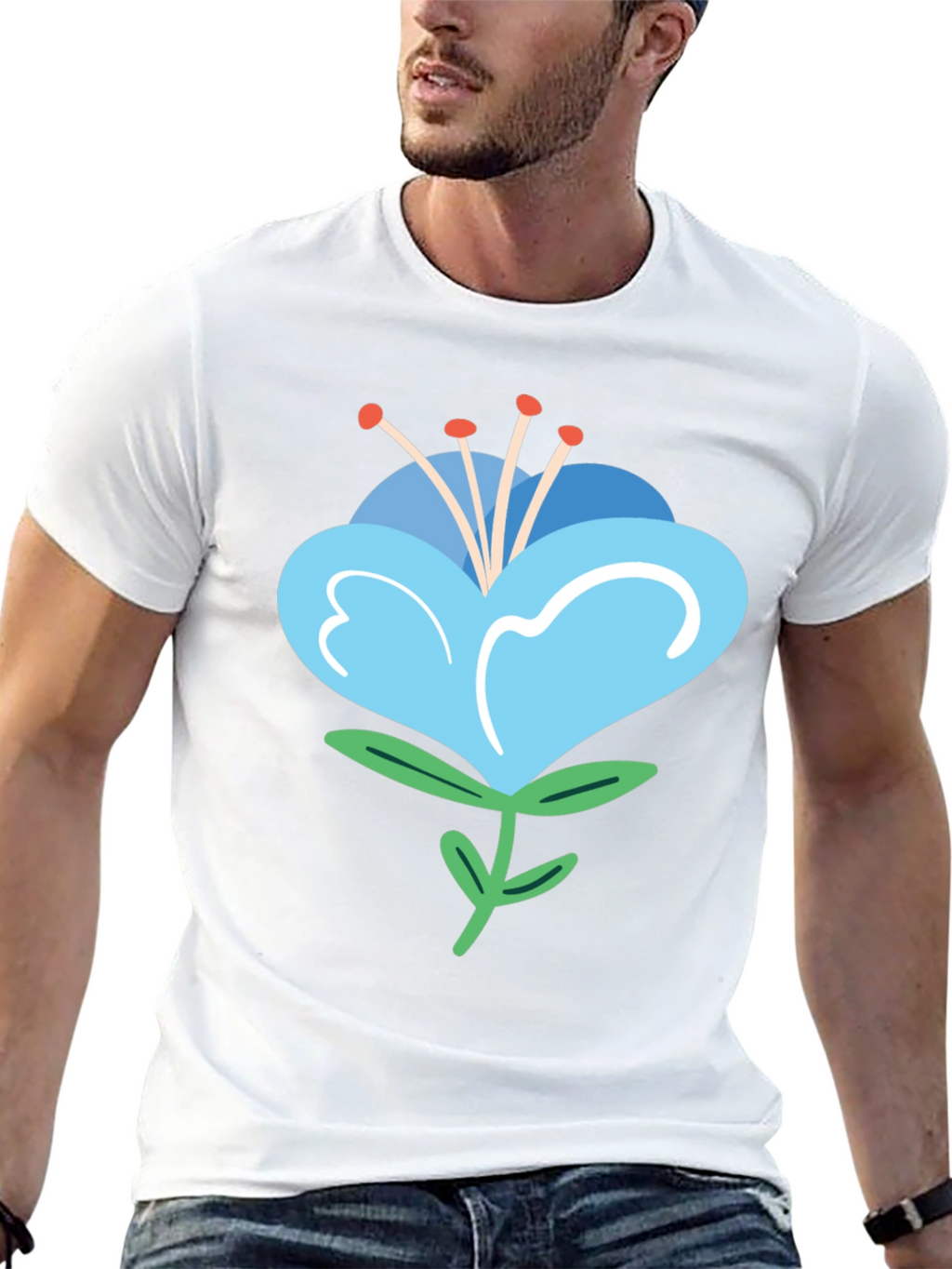 Floral Graphic Tee - Casual Comfort