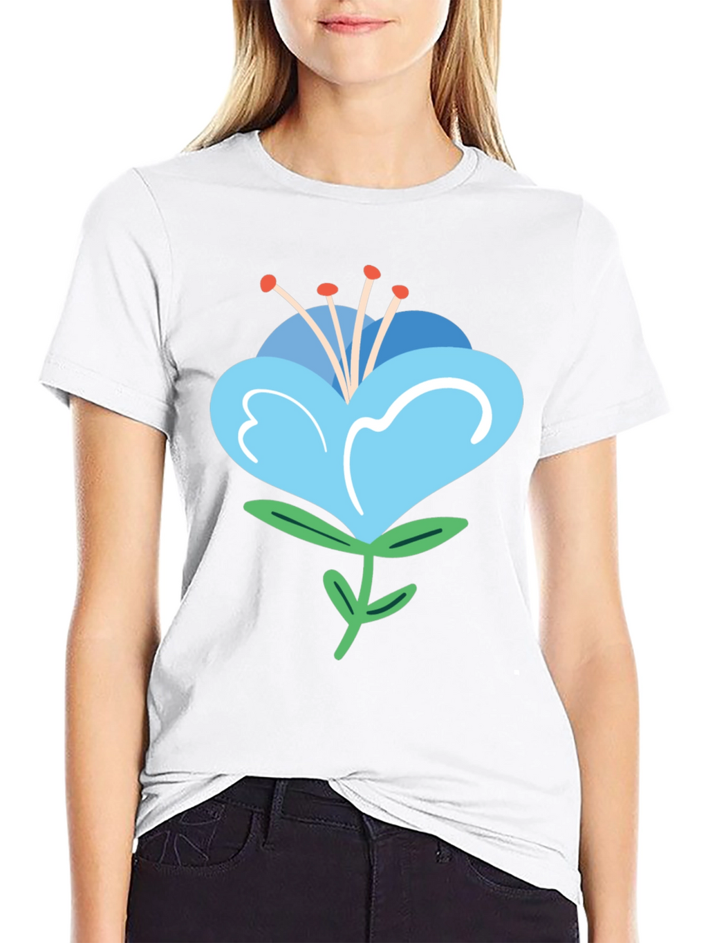 Floral Graphic Tee - Casual Comfort