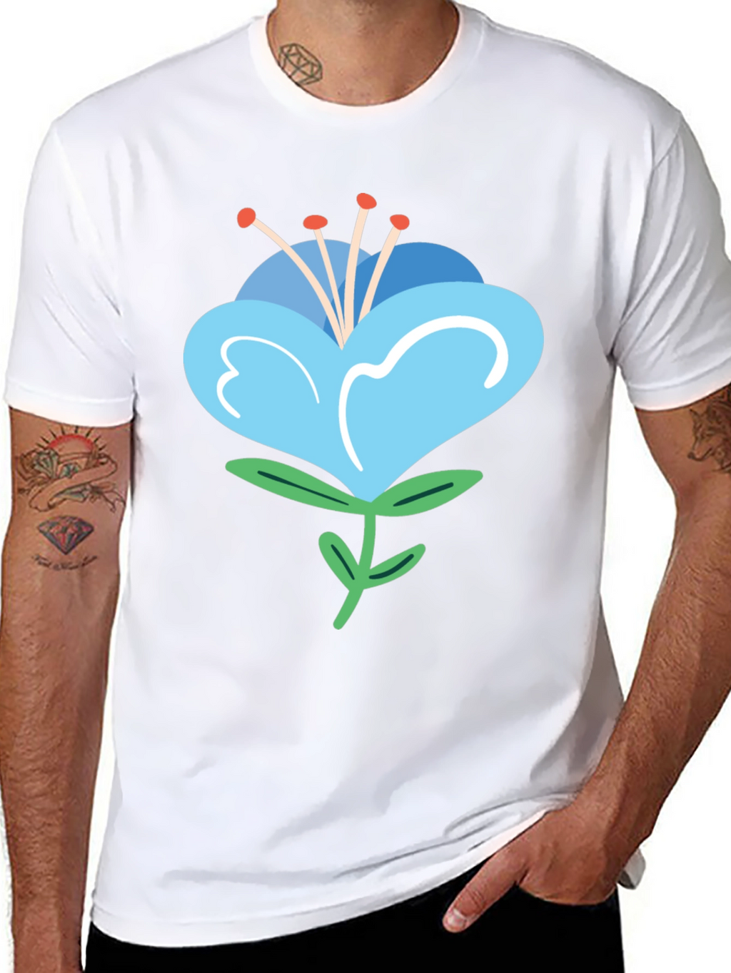 Floral Graphic Tee - Casual Comfort