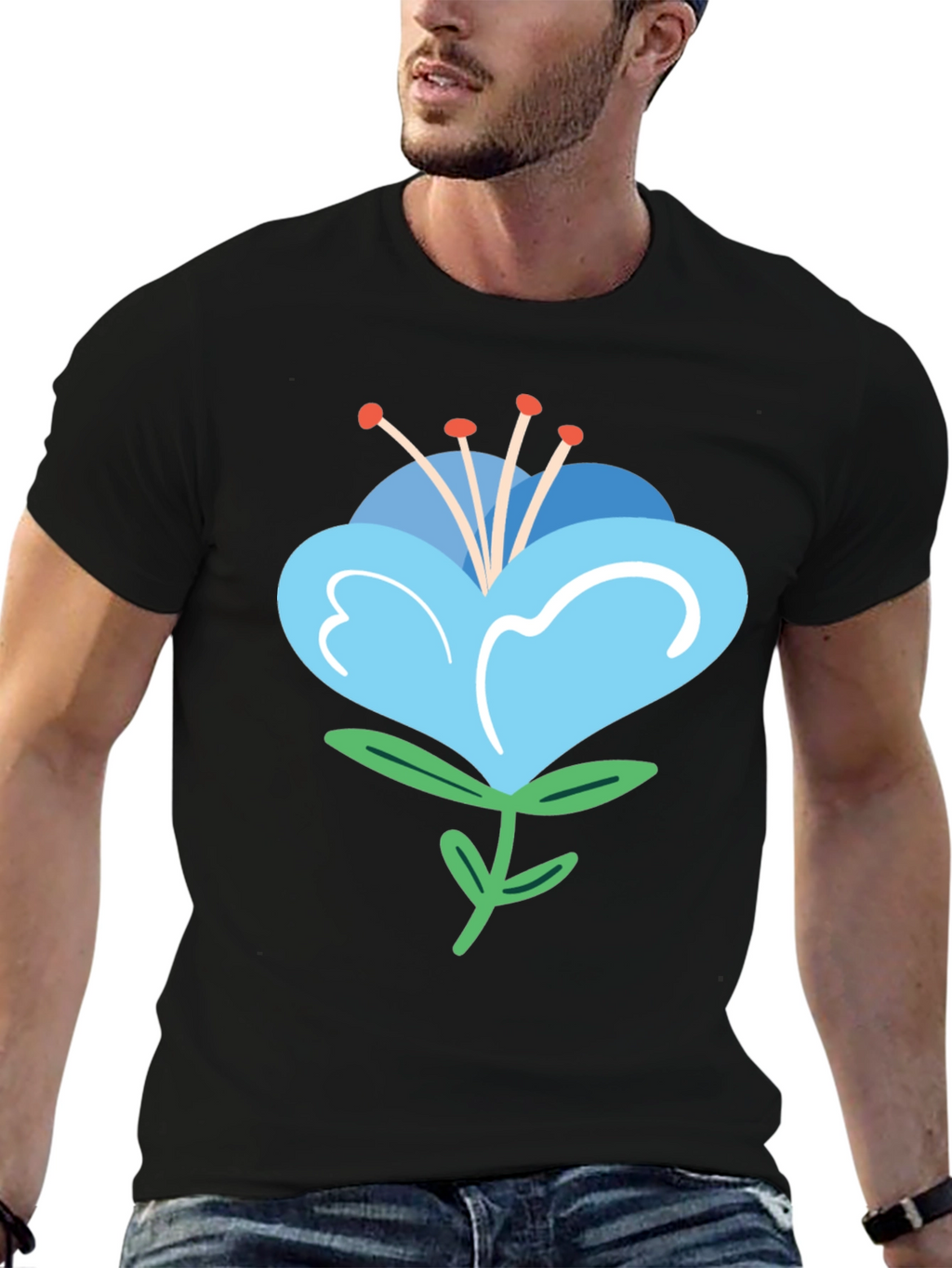 Floral Graphic Tee - Casual Comfort
