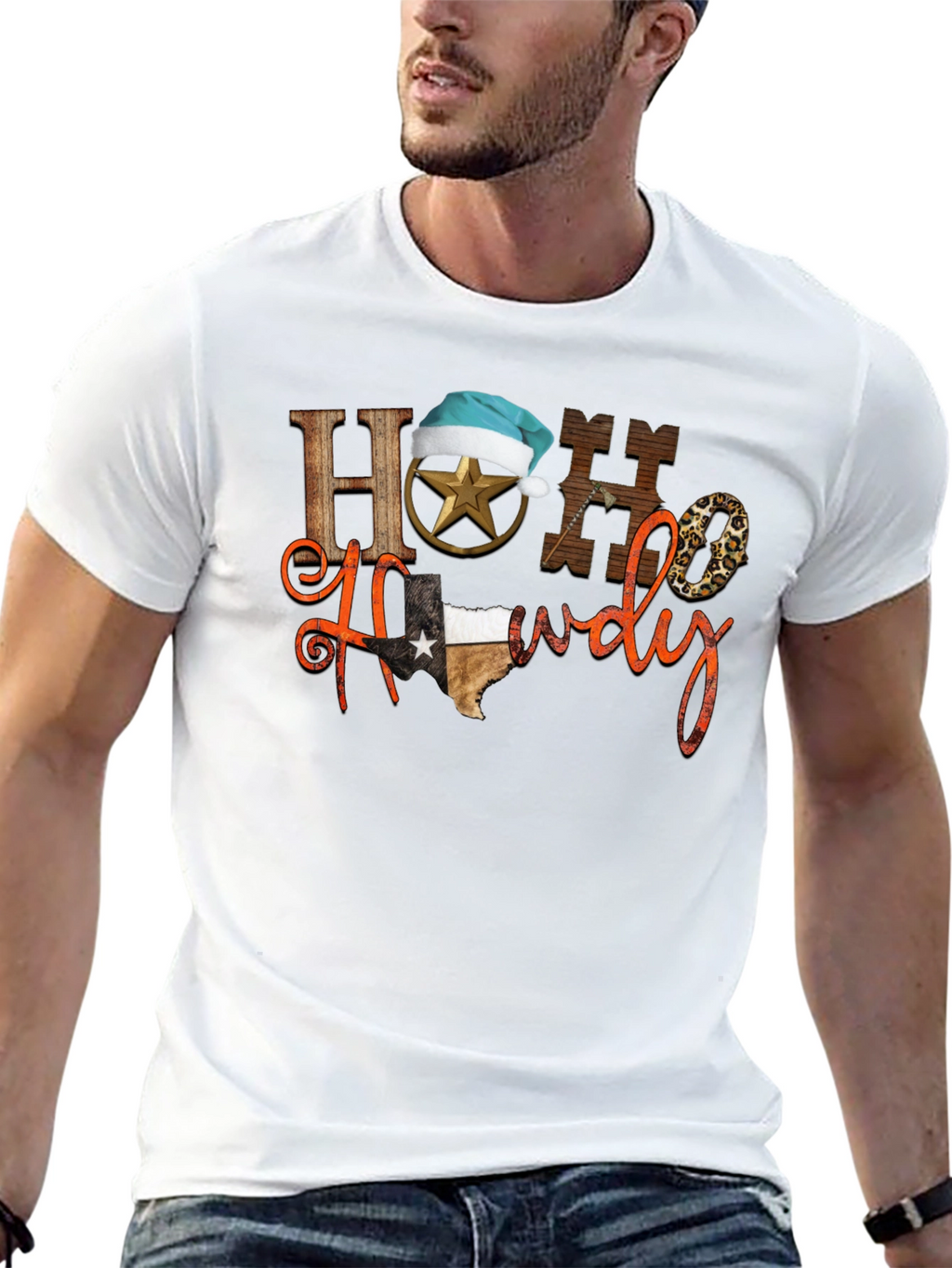 Texas Ho Ho Howdy Christmas T-Shirt