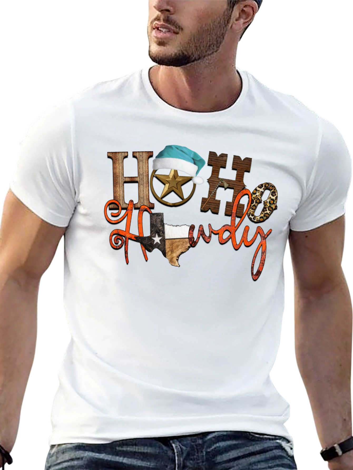 Texas Ho Ho Howdy Christmas T-Shirt