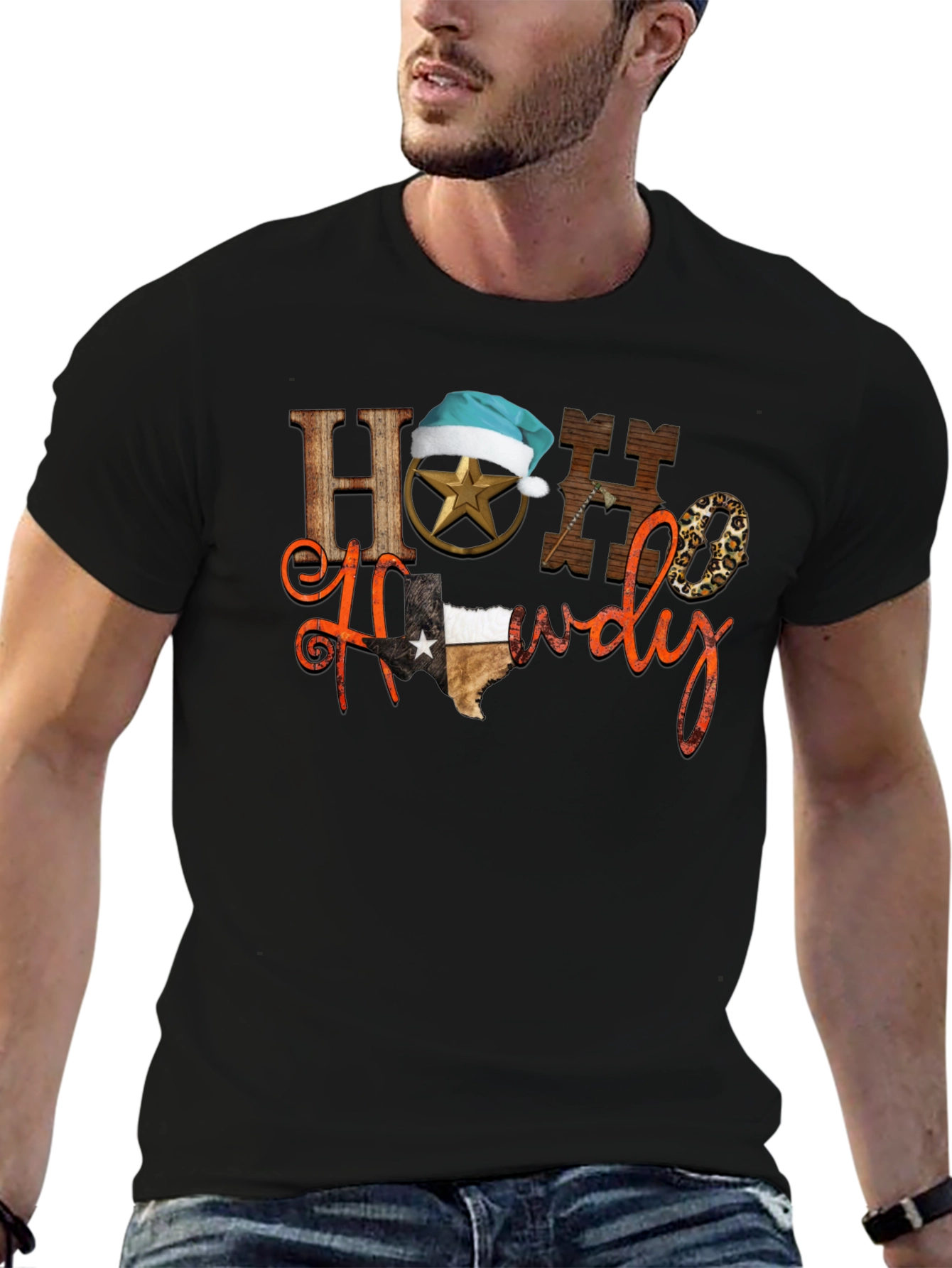 Texas Ho Ho Howdy Christmas T-Shirt