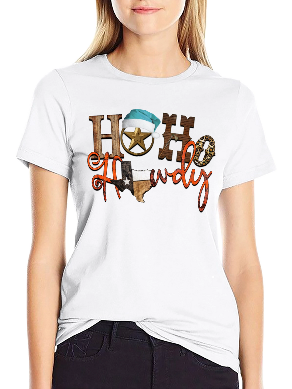 Texas Ho Ho Howdy Christmas T-Shirt