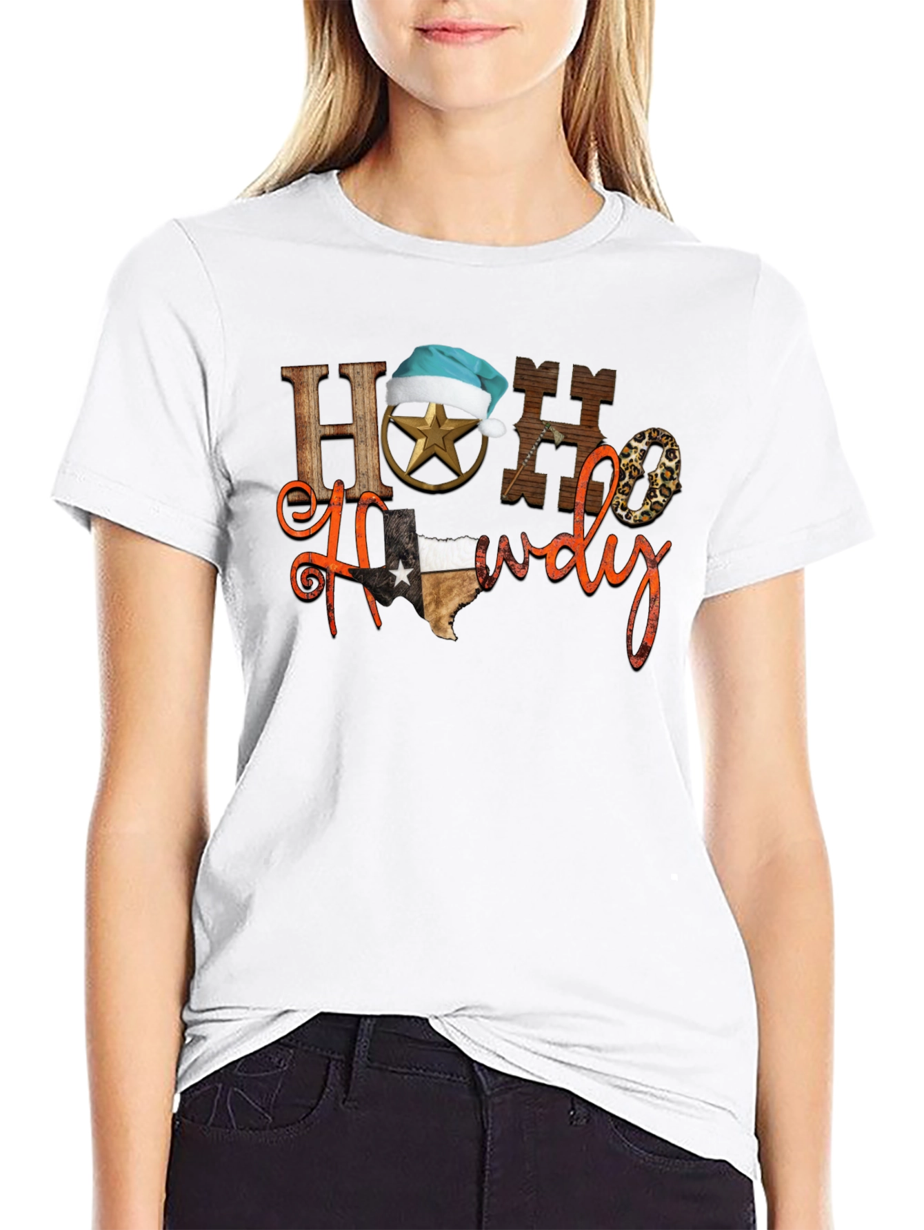 Texas Ho Ho Howdy Christmas T-Shirt