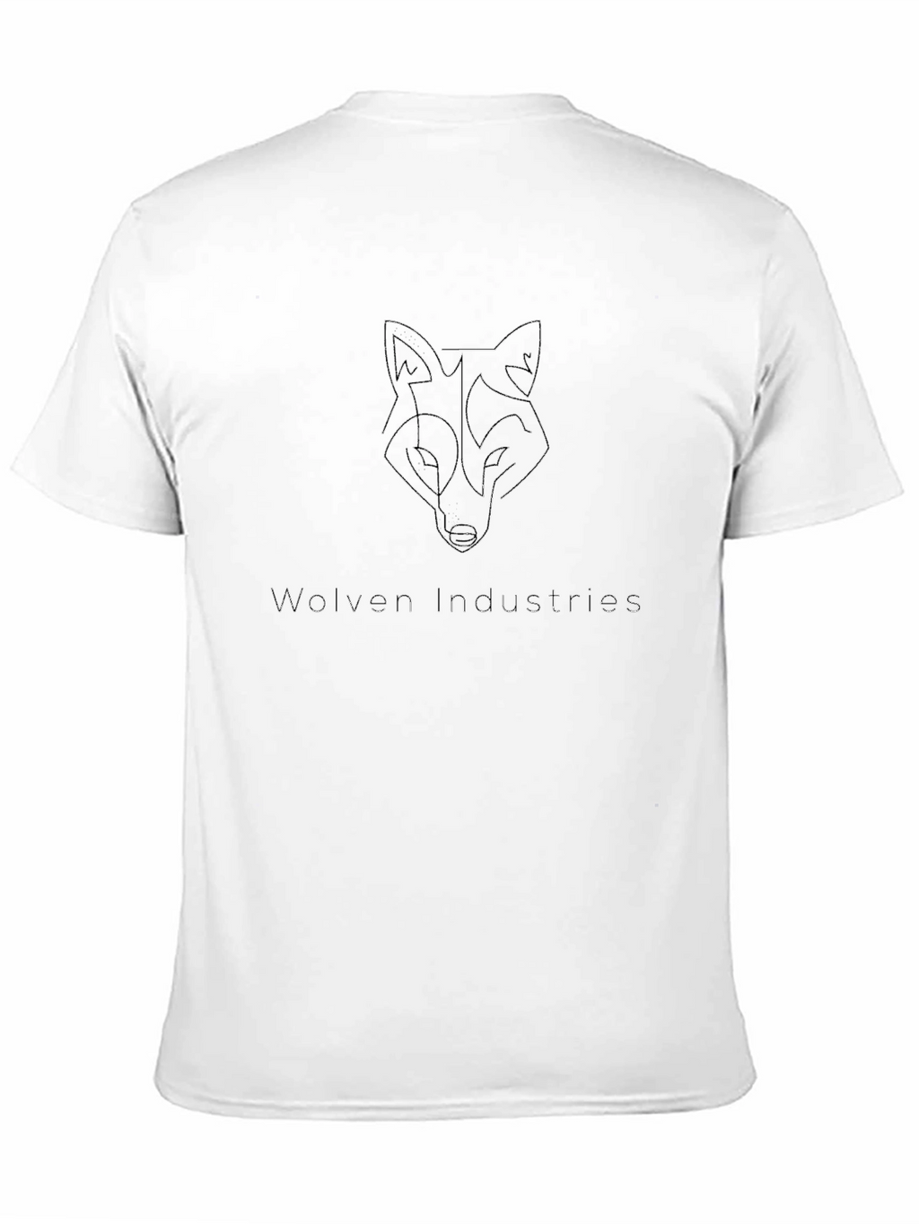 Wolven Industries Black Graphic Tee