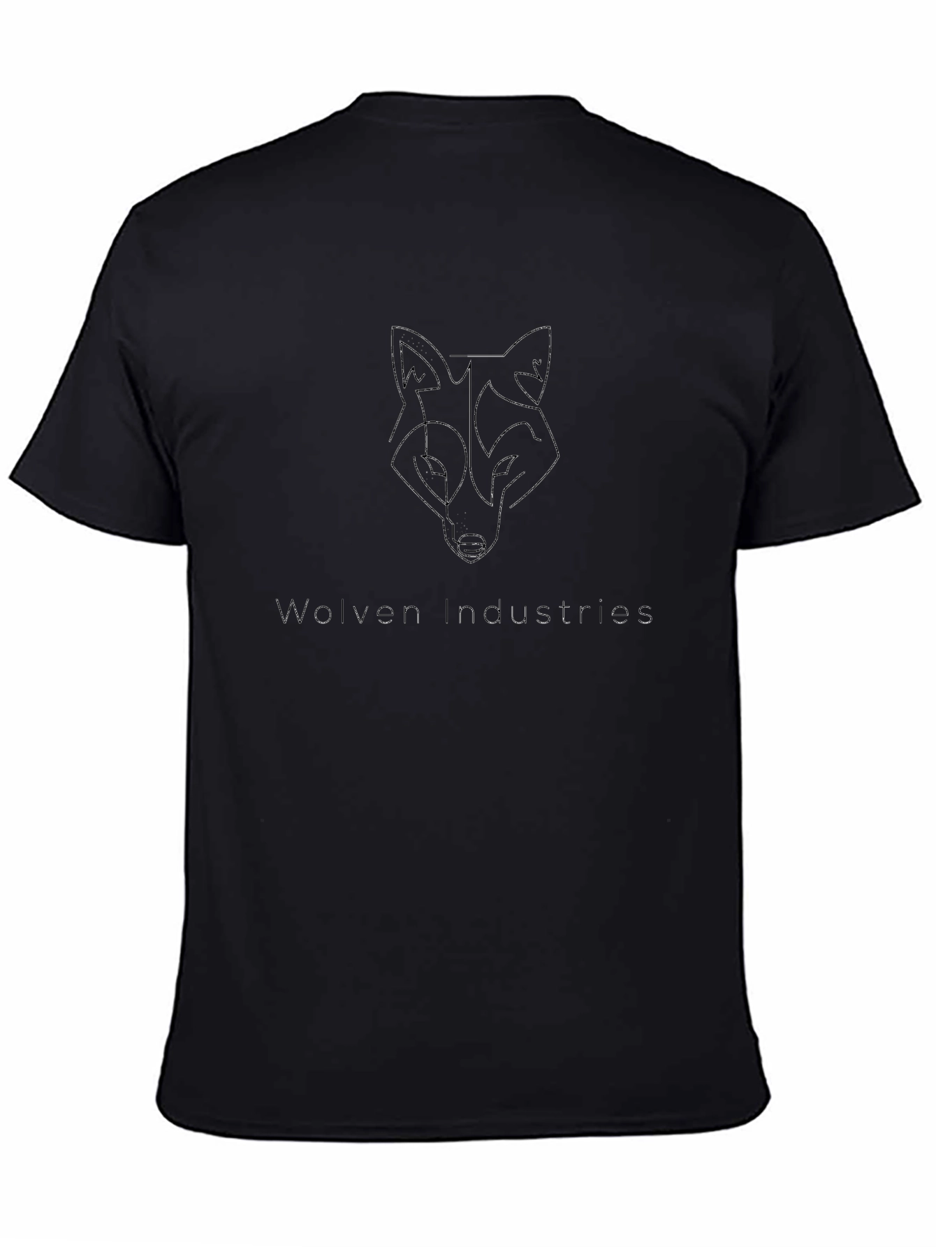 Wolven Industries Black Graphic Tee