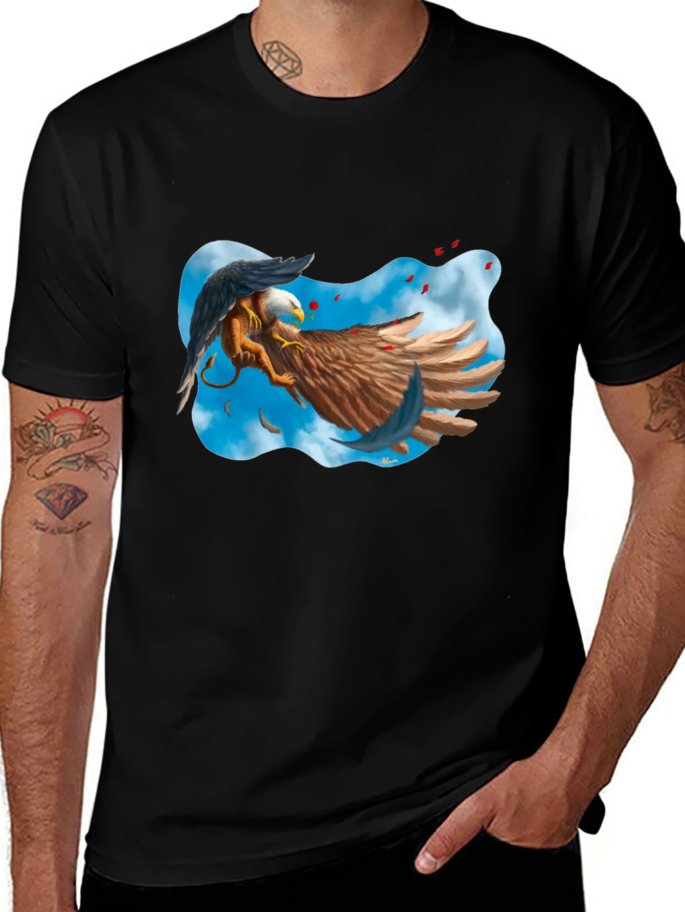 Eagle & Griffin Fantasy T-Shirt