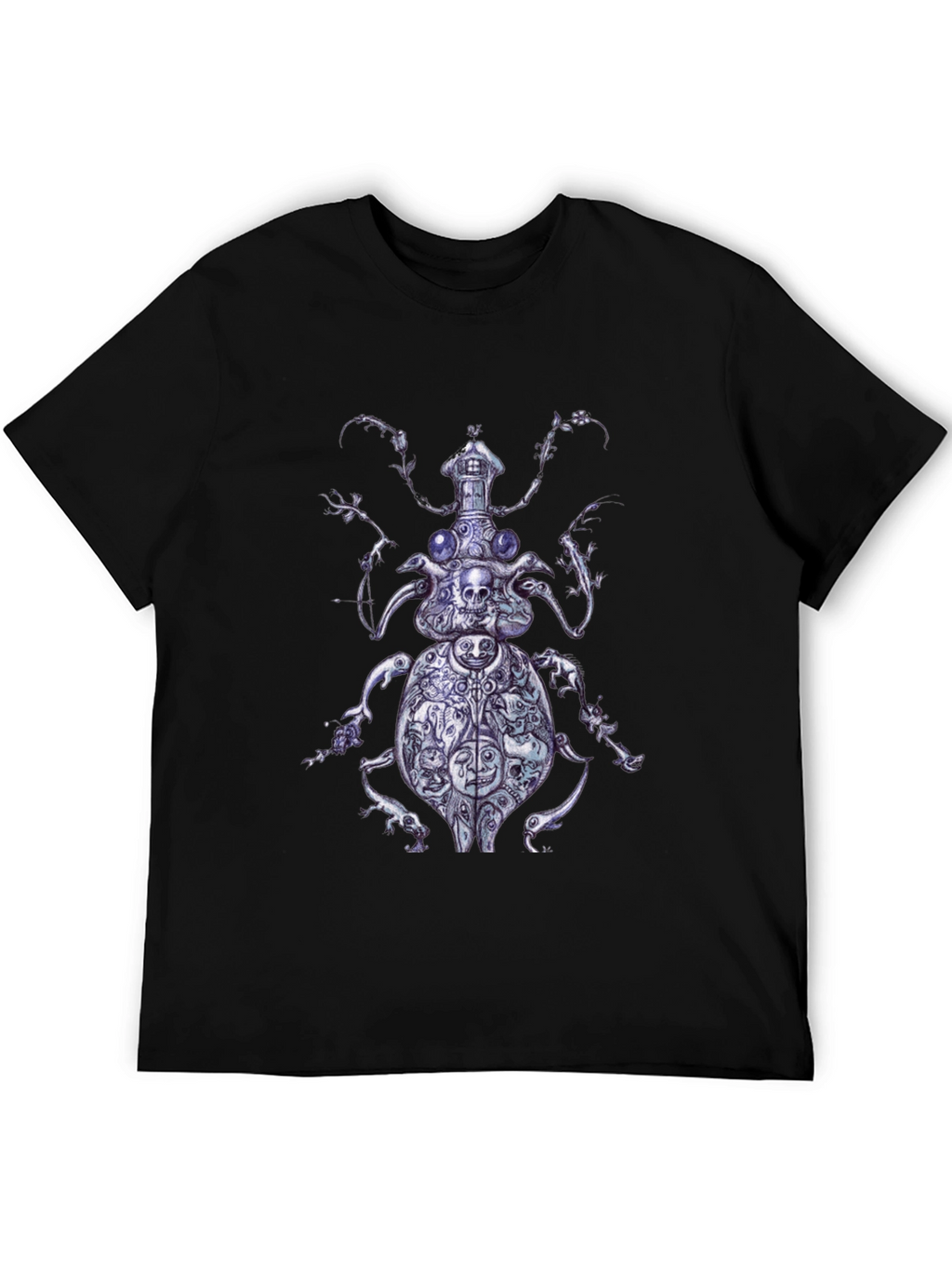 Artistic Beetle Graphic T-Shirt