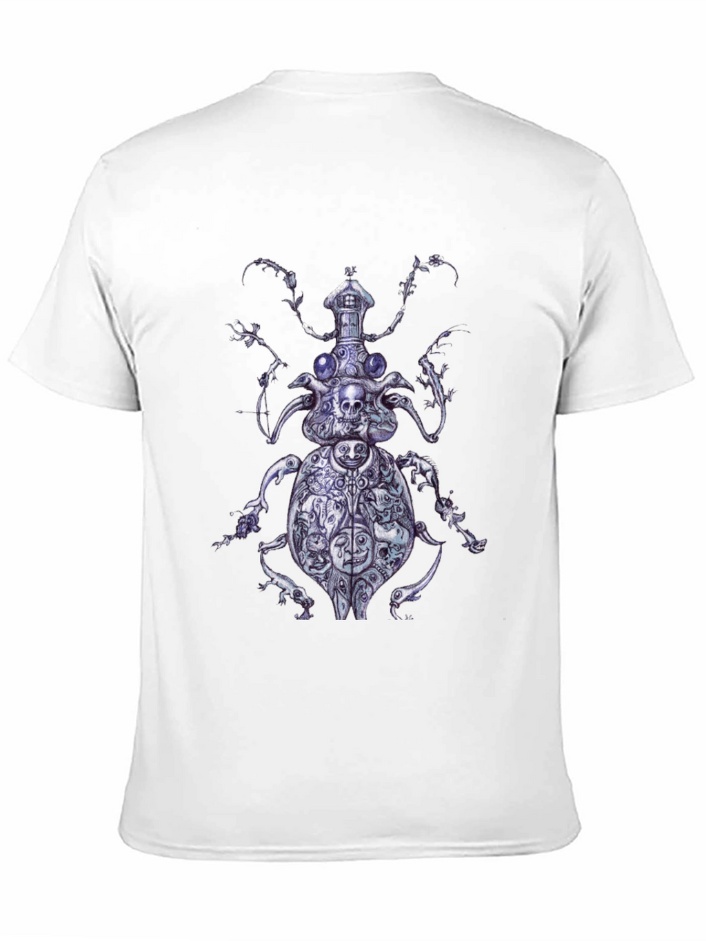 Artistic Beetle Graphic T-Shirt