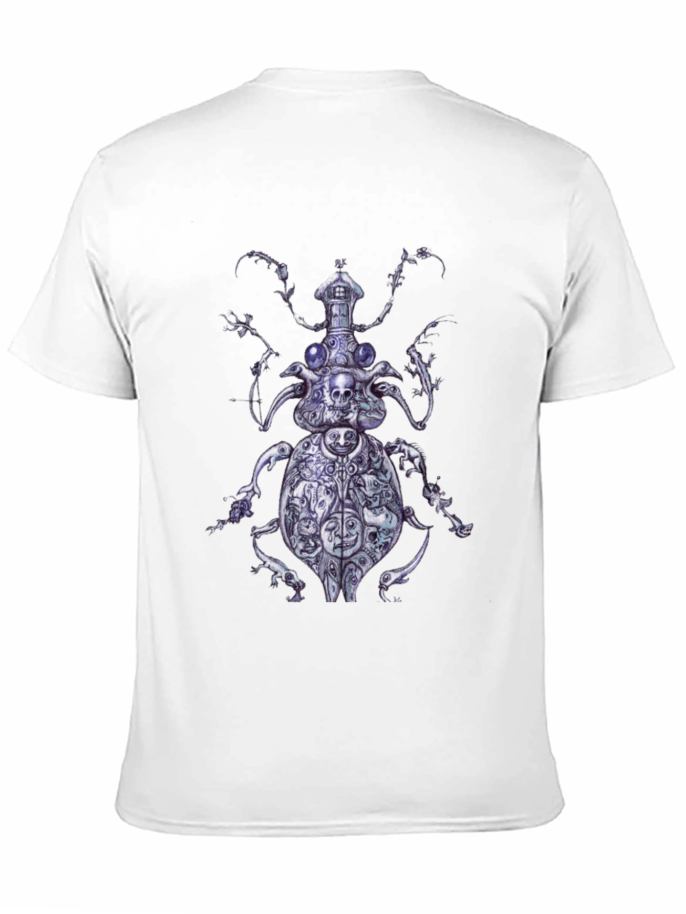 Artistic Beetle Graphic T-Shirt