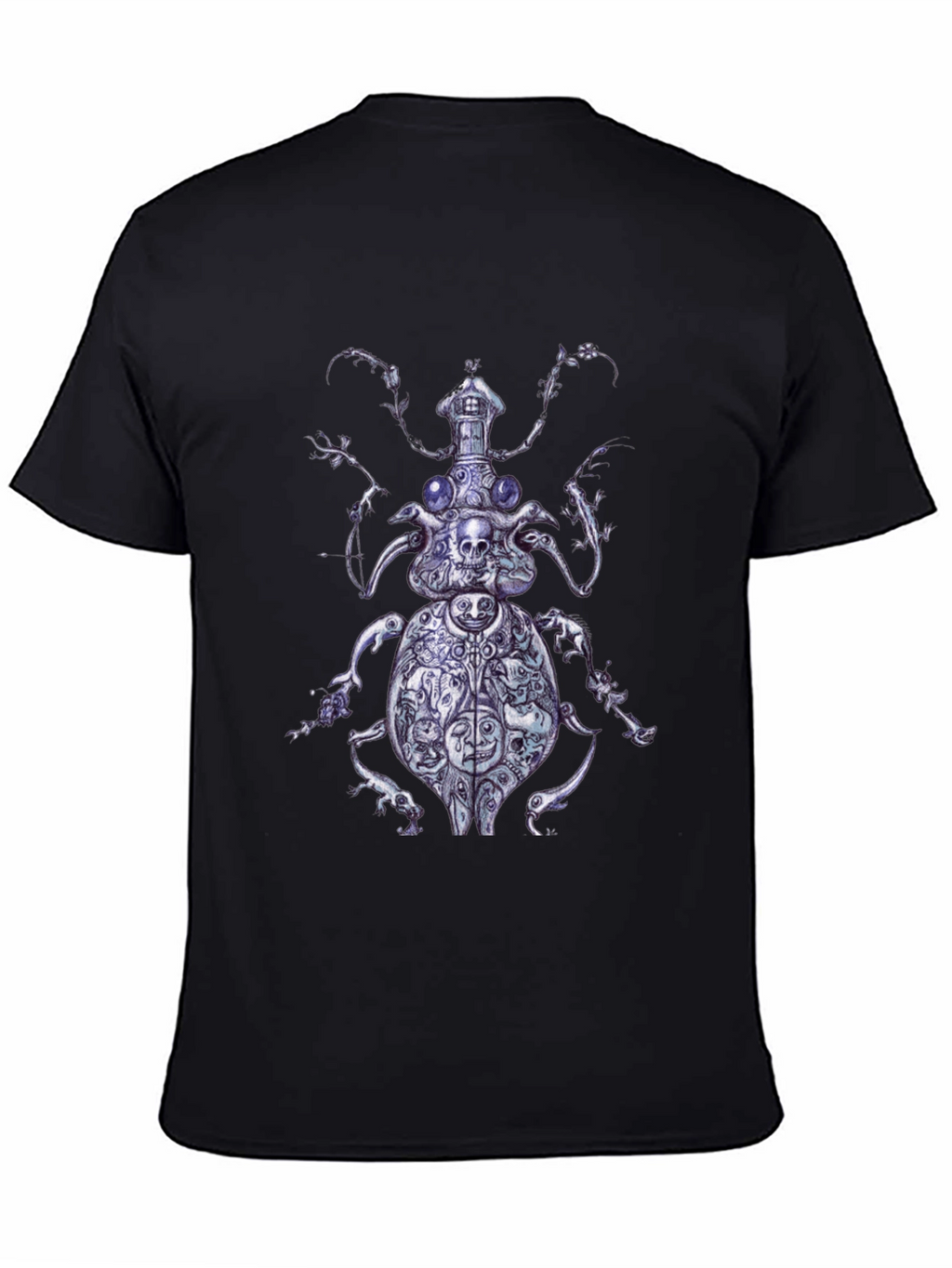 Artistic Beetle Graphic T-Shirt